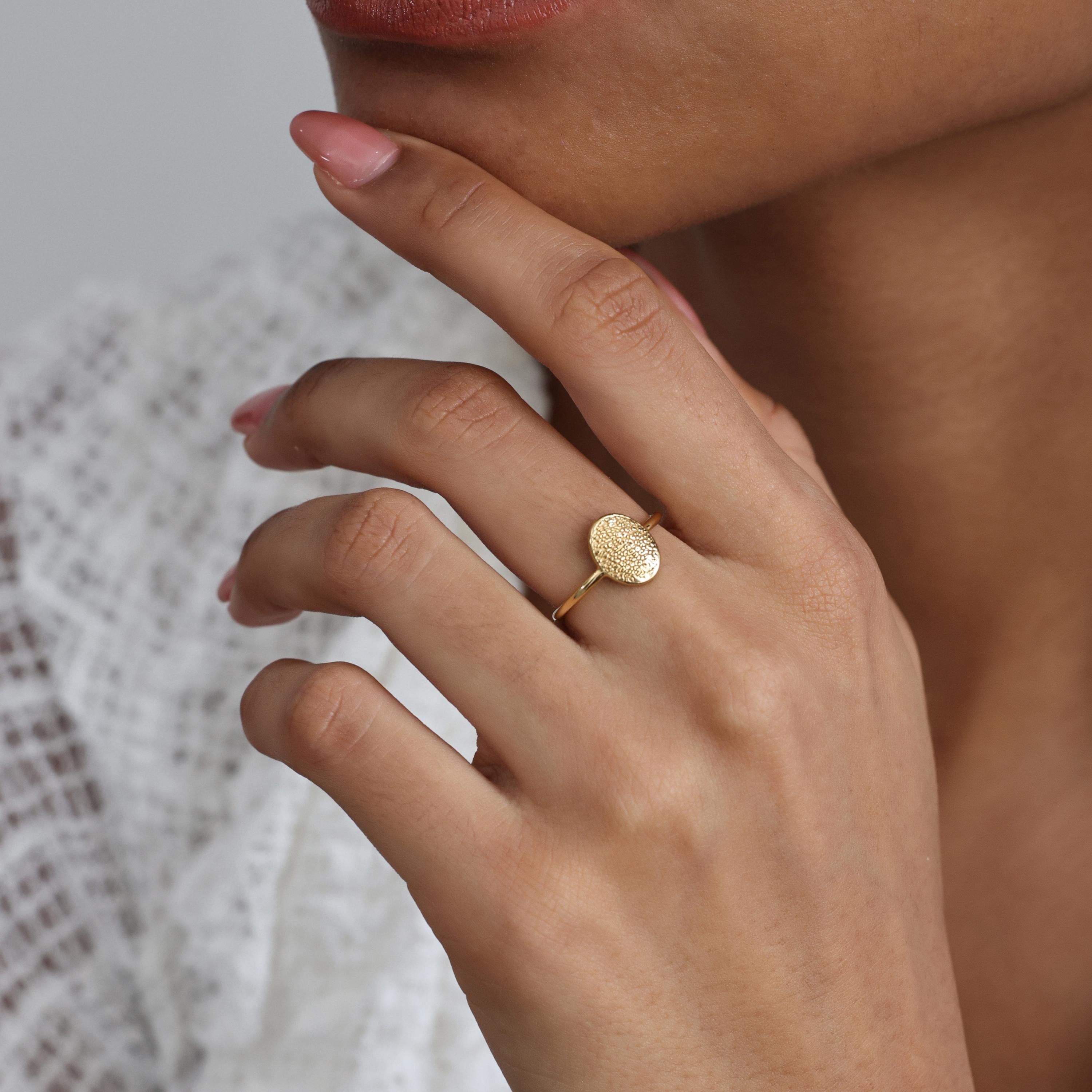 Detailed Oval Pet Nose Print Ring | Dog Nose Print Ring | Dog Paw Print Ring | Pet Memorial Gift | Gift For Her | Christmas Gifts