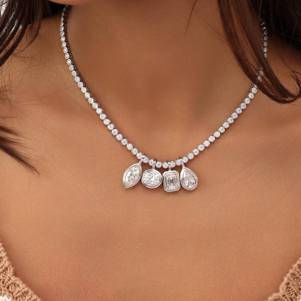 Bezel Stone Pendant