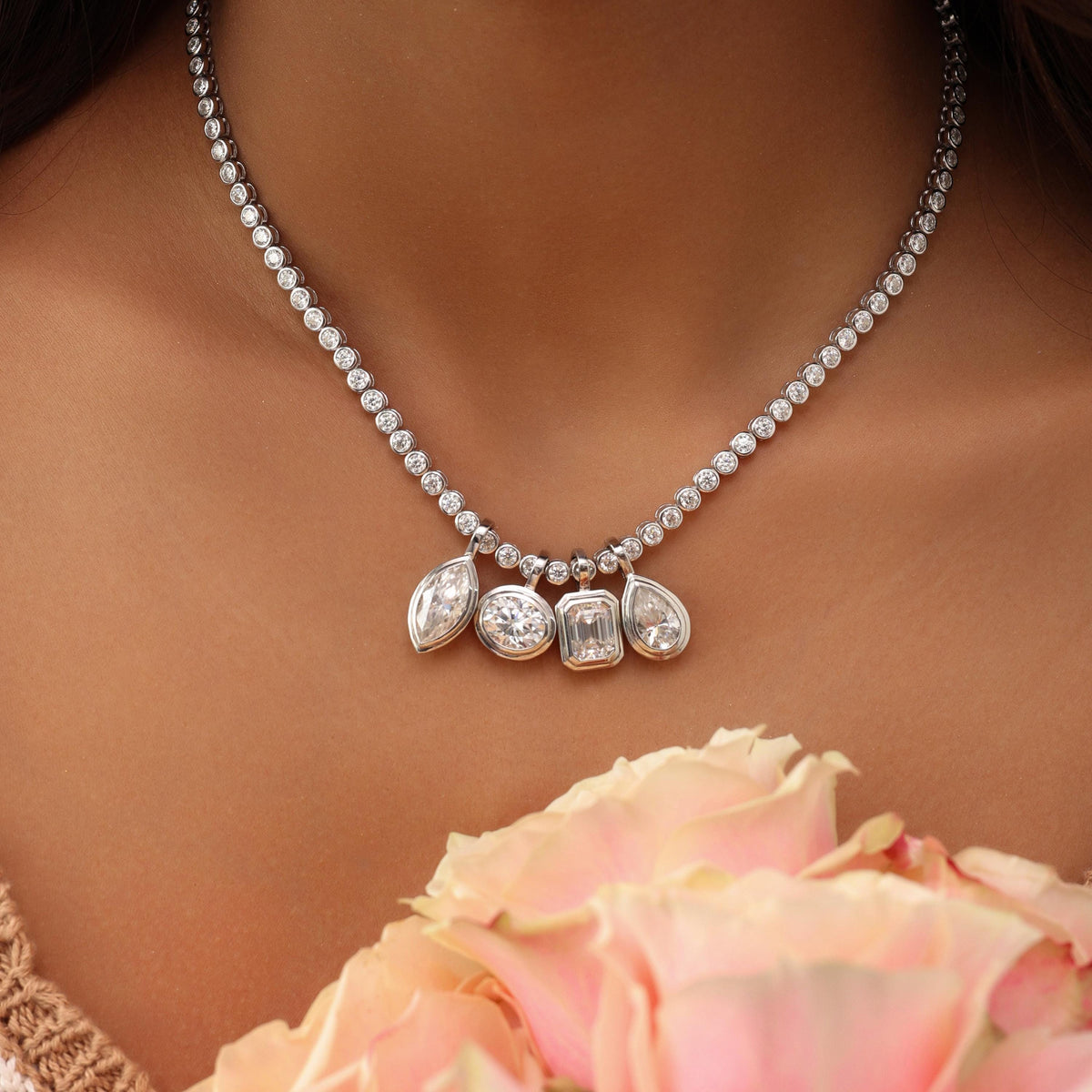 Bezel Stone Pendant
