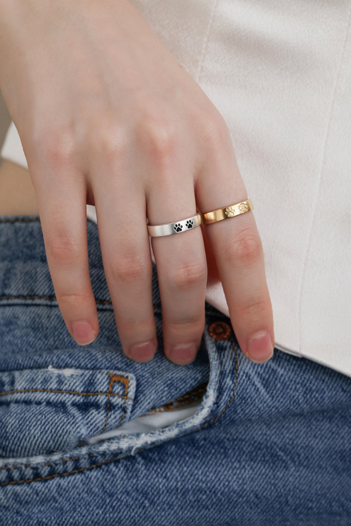 Dog Paw Print Ring — photo 9