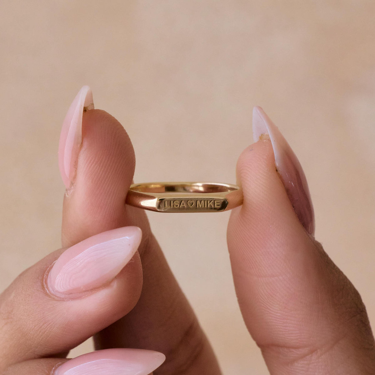 Initial Name Ring — photo 5