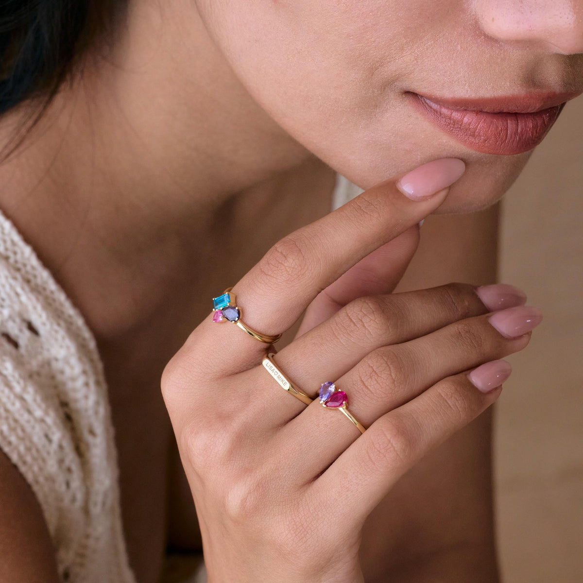 Initial Name Ring — photo 10