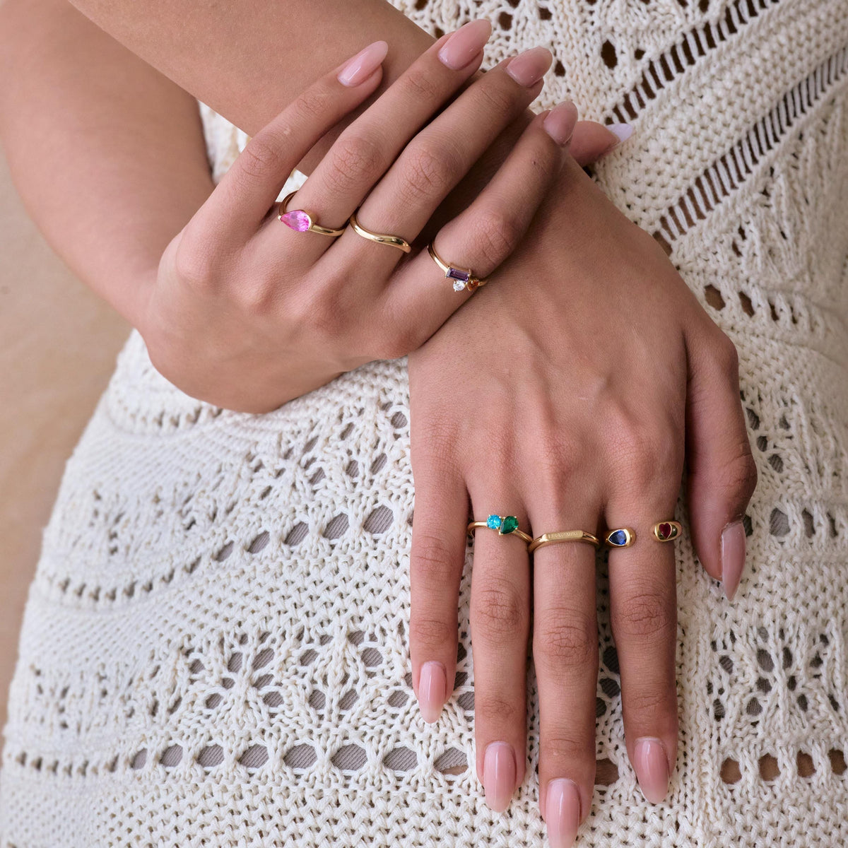 Initial Name Ring — photo 12