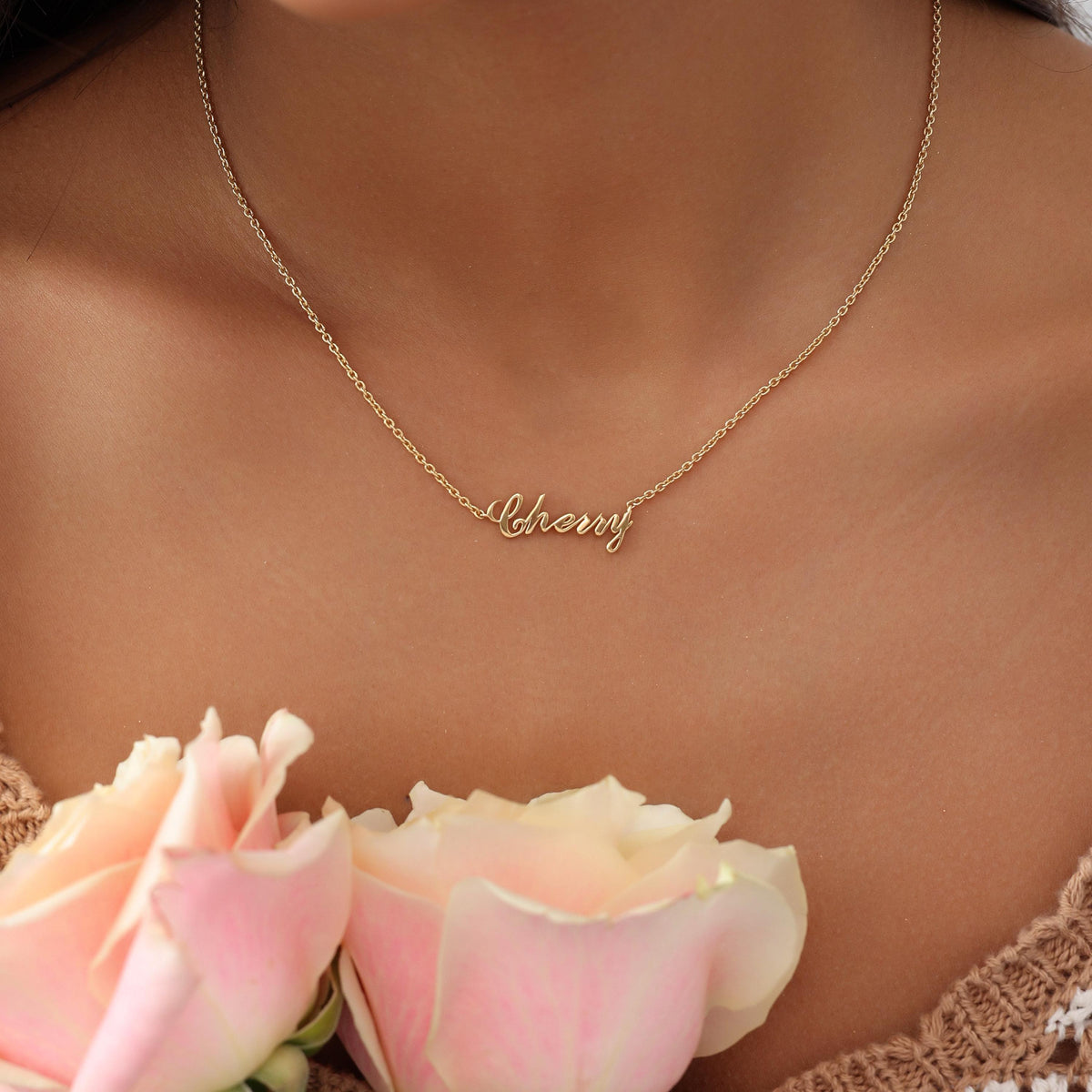 Script Name Necklace — photo 5
