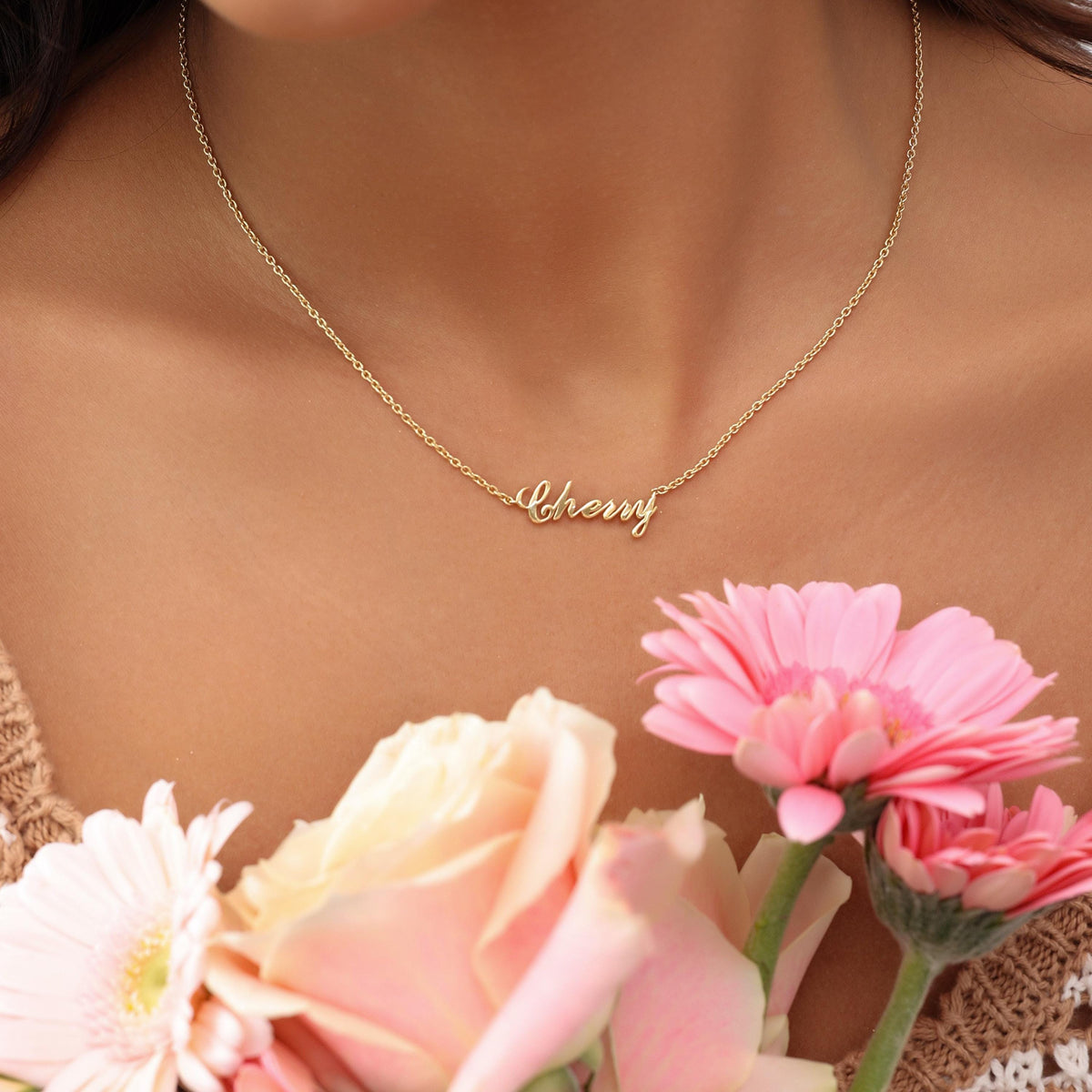 Script Name Necklace — photo 8