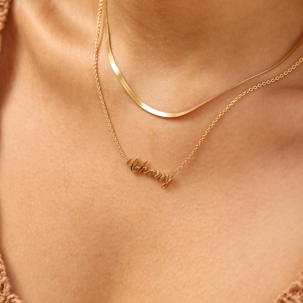 Script Name Necklace — photo 9