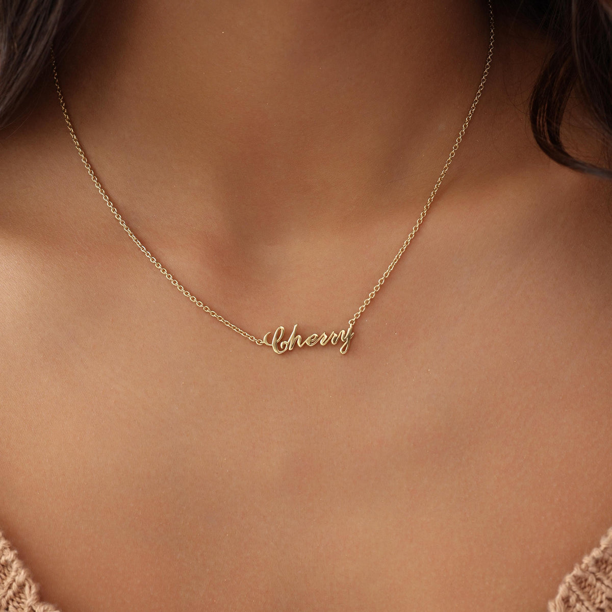Script Name Necklace — photo 12