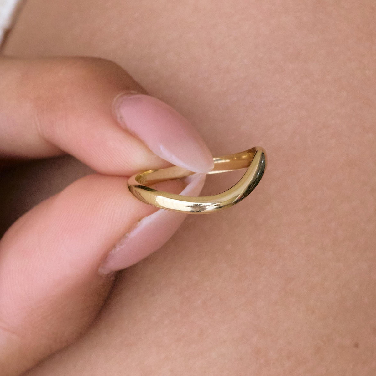 Secret Message Curve Ring — photo 2