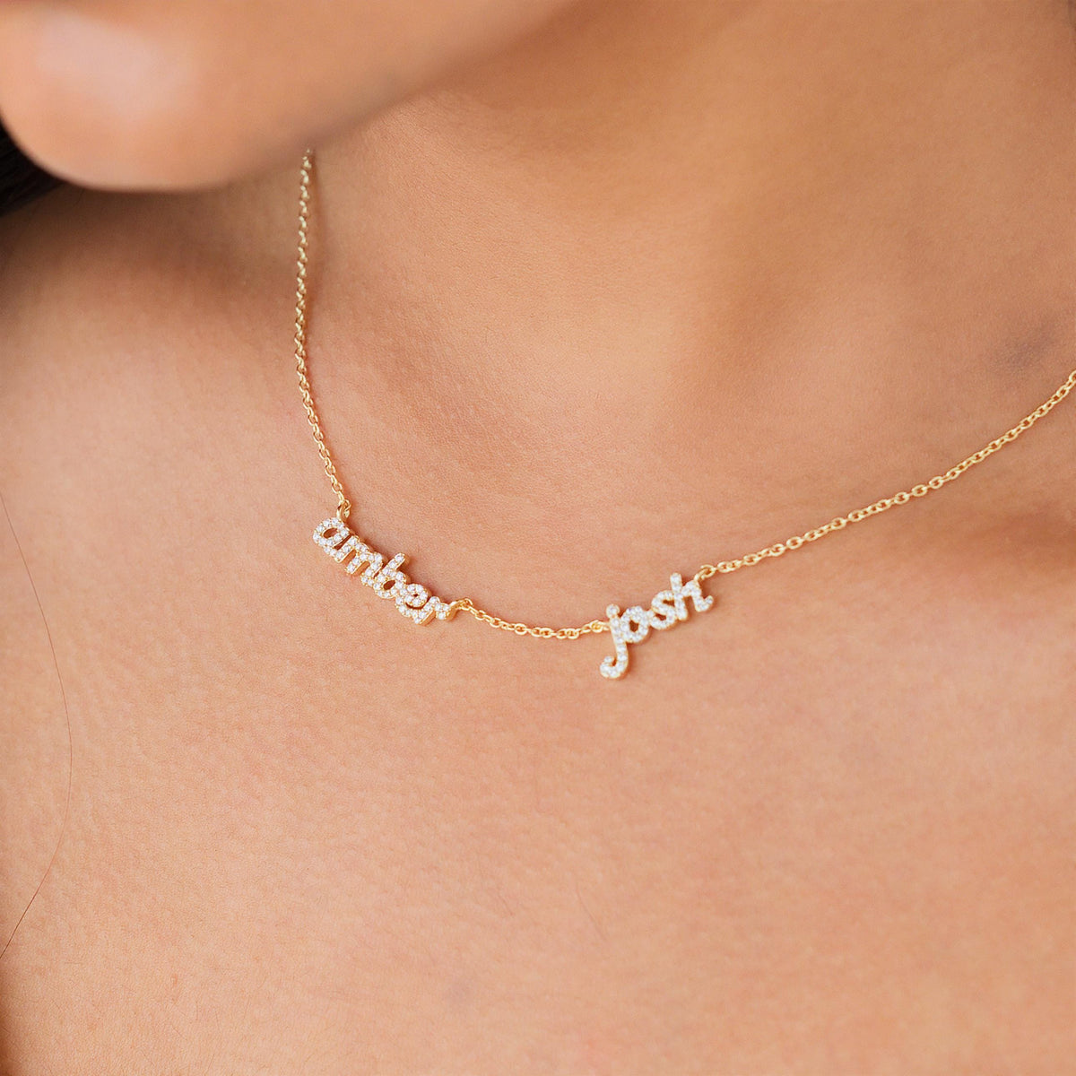 Family Names Necklace, Cable Chain — photo 1