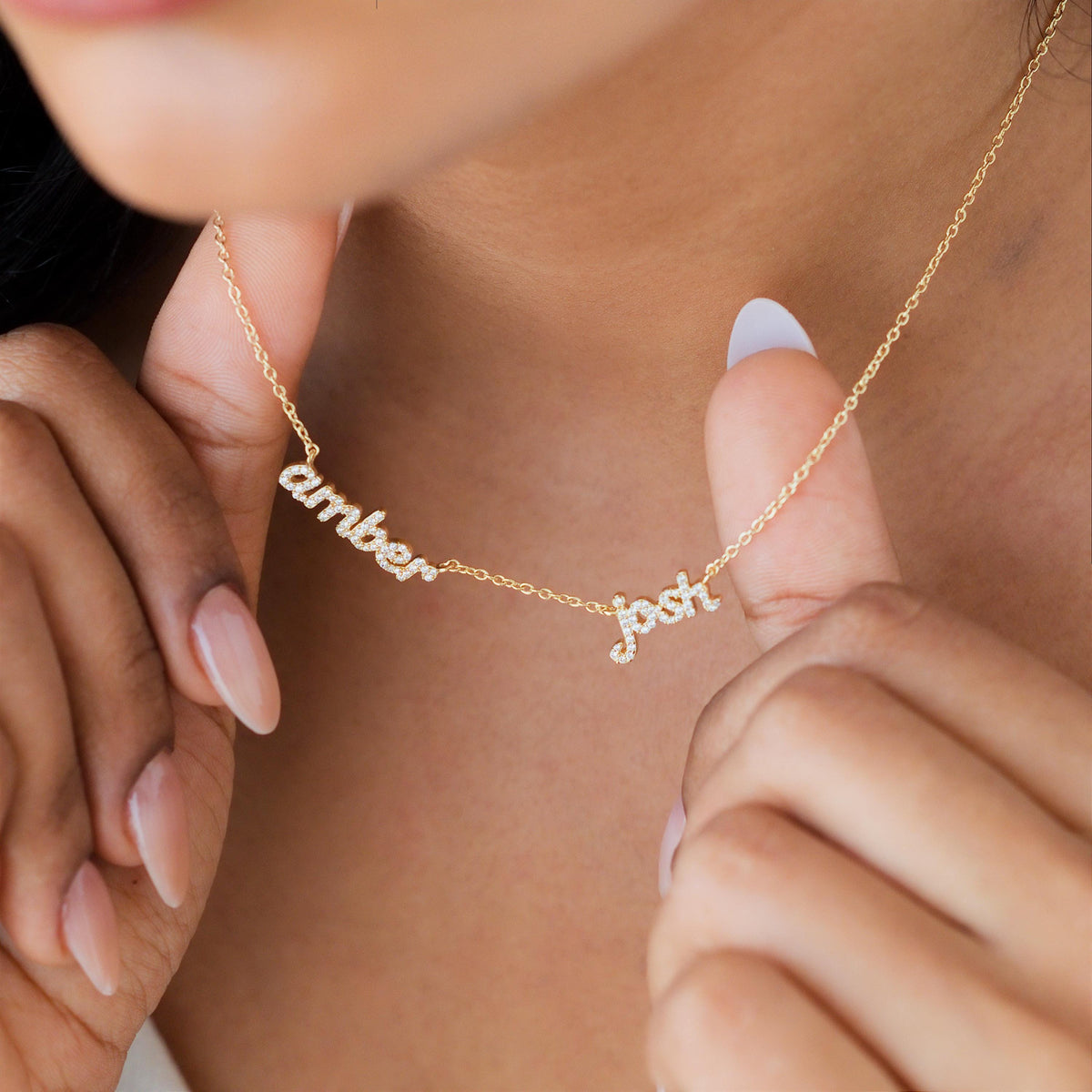 Family Names Necklace, Cable Chain — photo 13