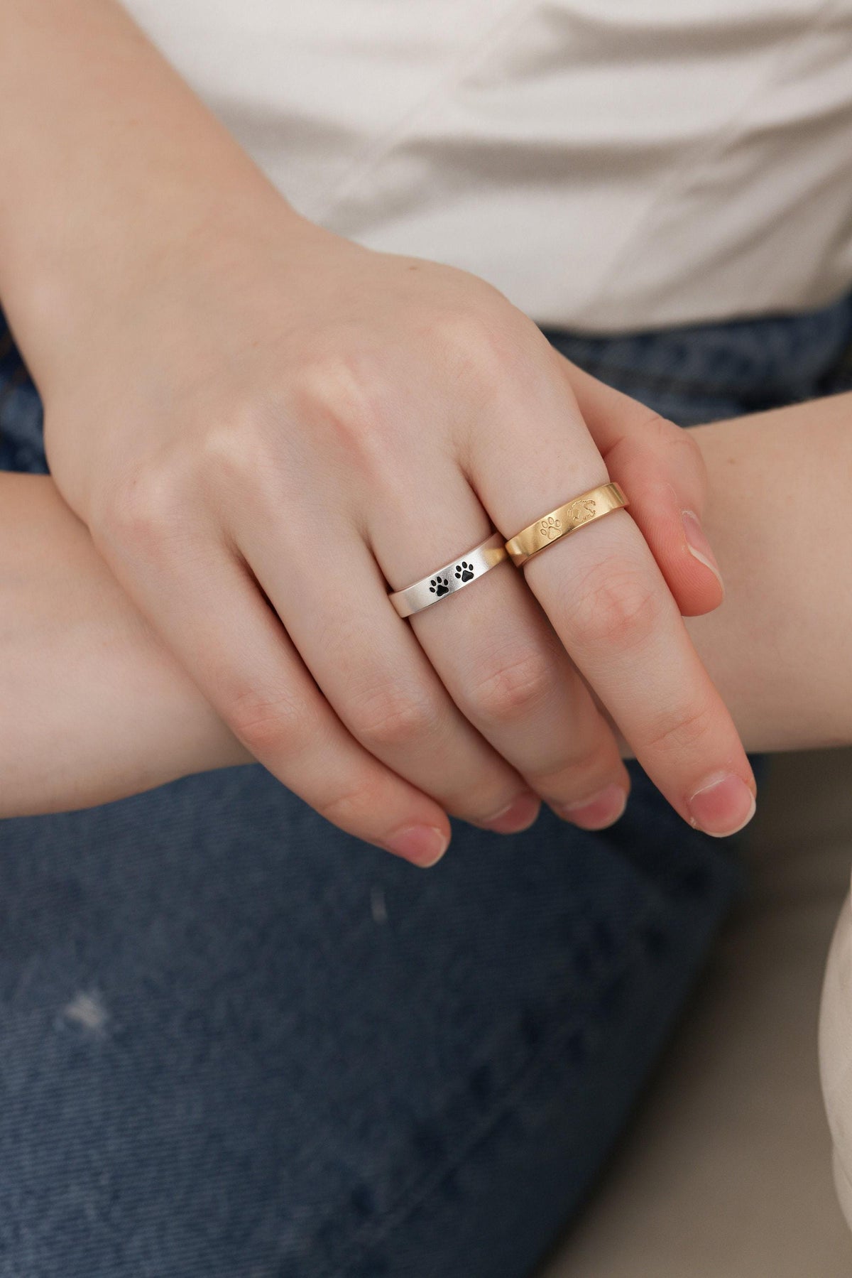 Dog Paw Print Ring — photo 1