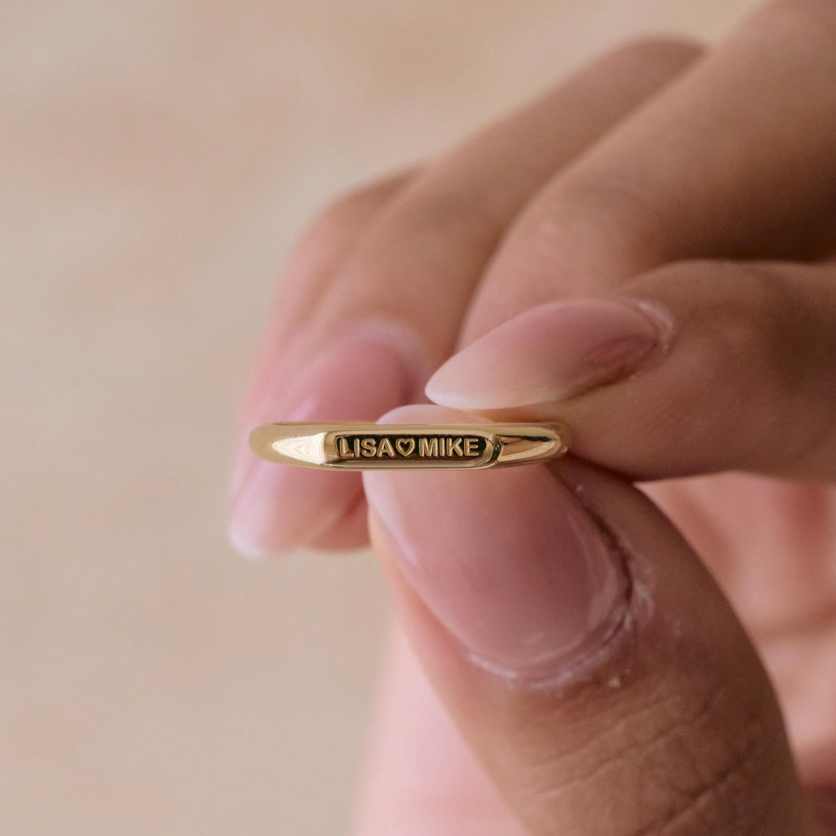 Initial Name Ring — photo 2