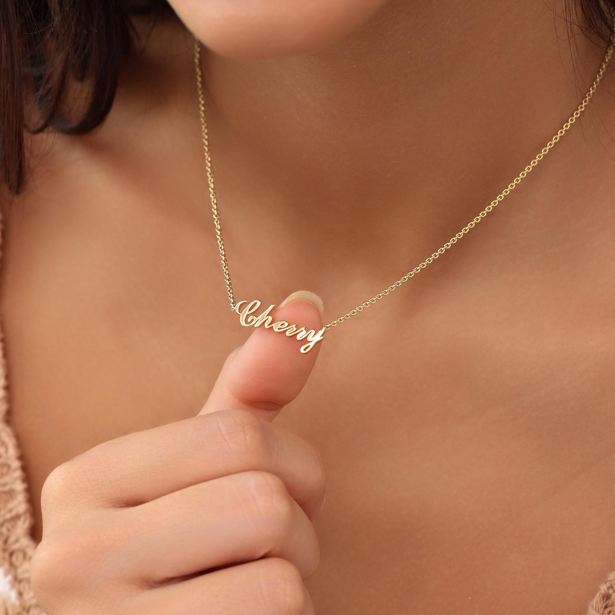 Script Name Necklace — photo 1