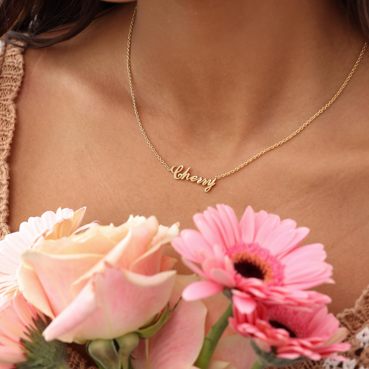 Script Name Necklace — photo 3
