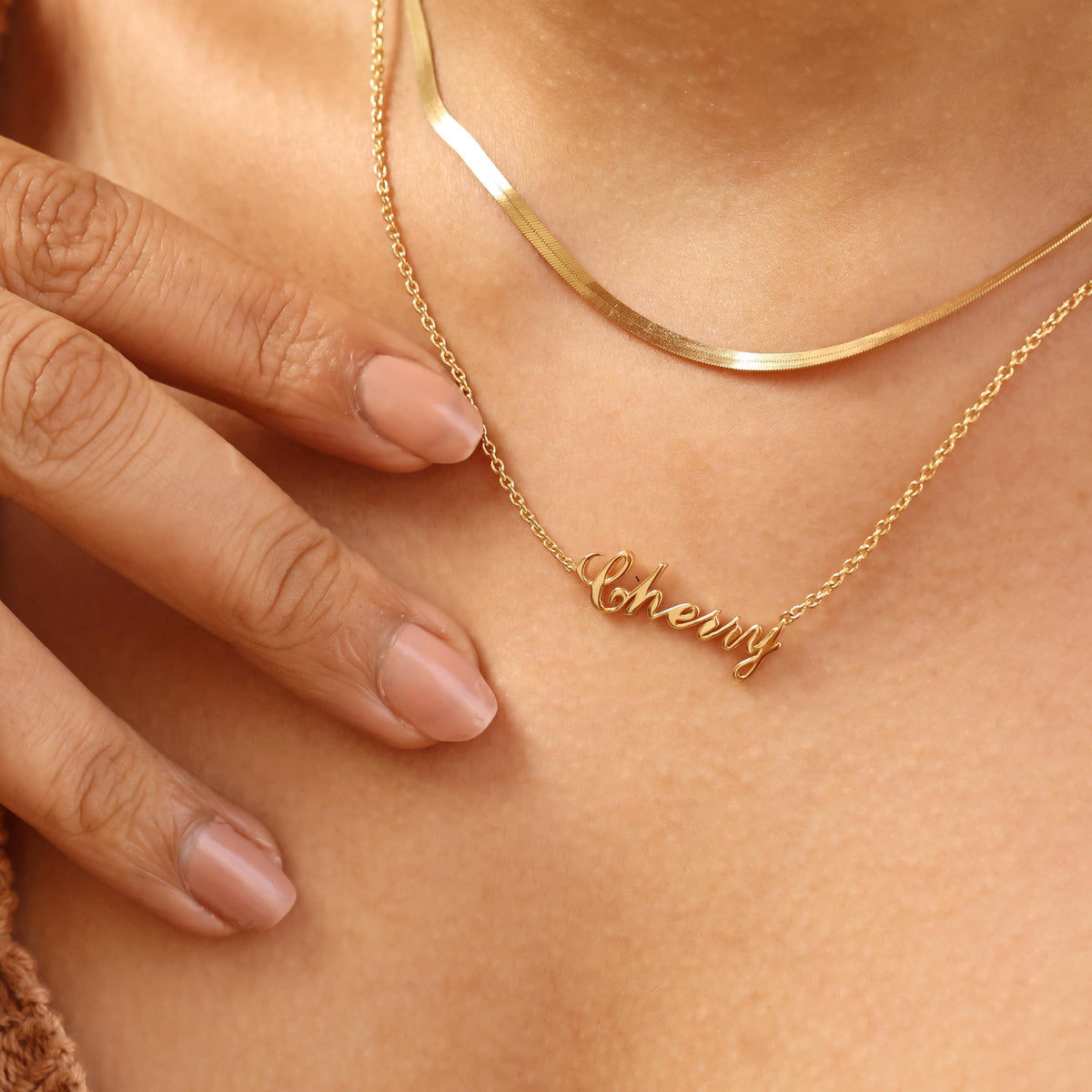 Script Name Necklace — photo 6