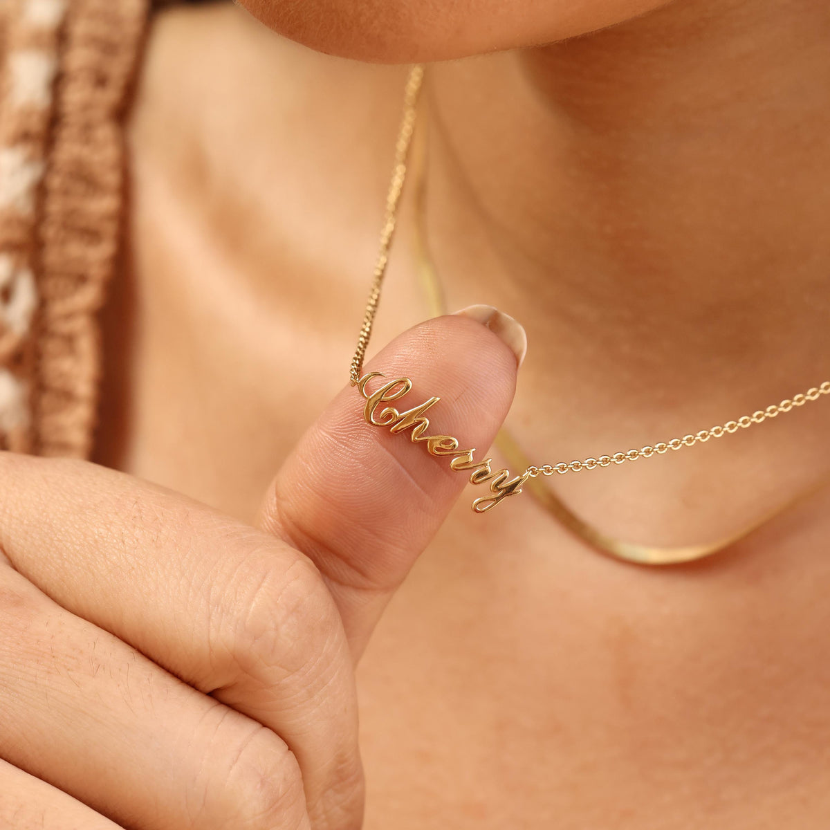 Script Name Necklace — photo 7