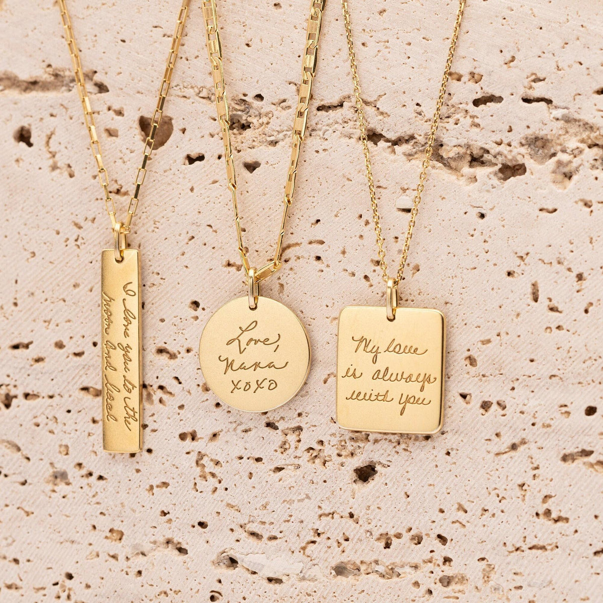 Handwriting Bar Necklace — photo 2