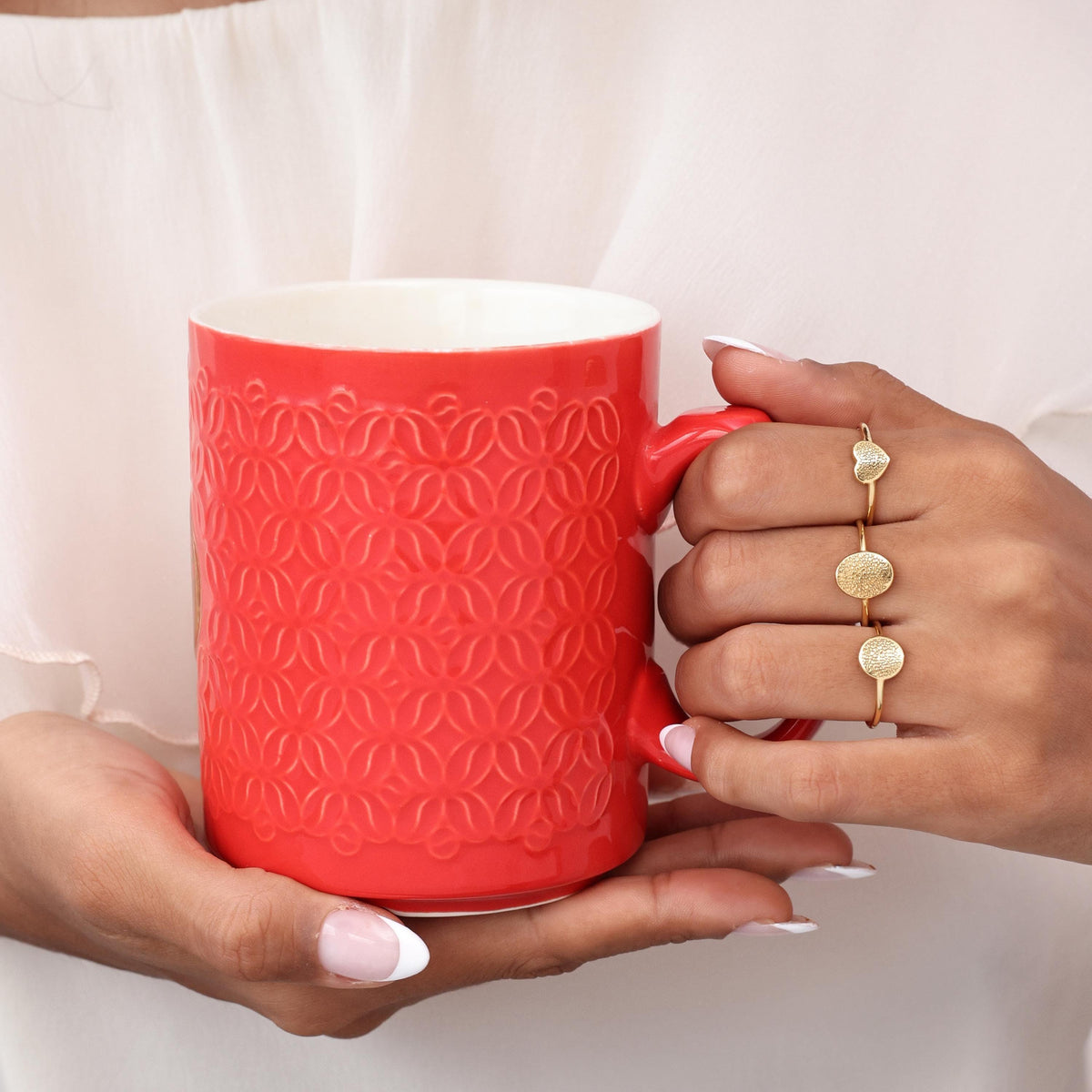 Pet Nose Print Heart Ring — photo 2
