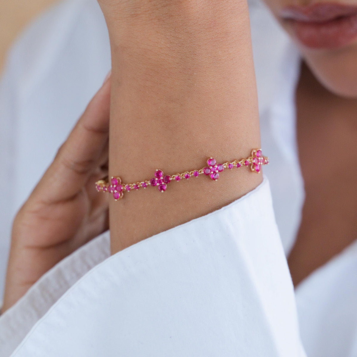 Adjustable Bolo Tennis Bracelet — photo 2
