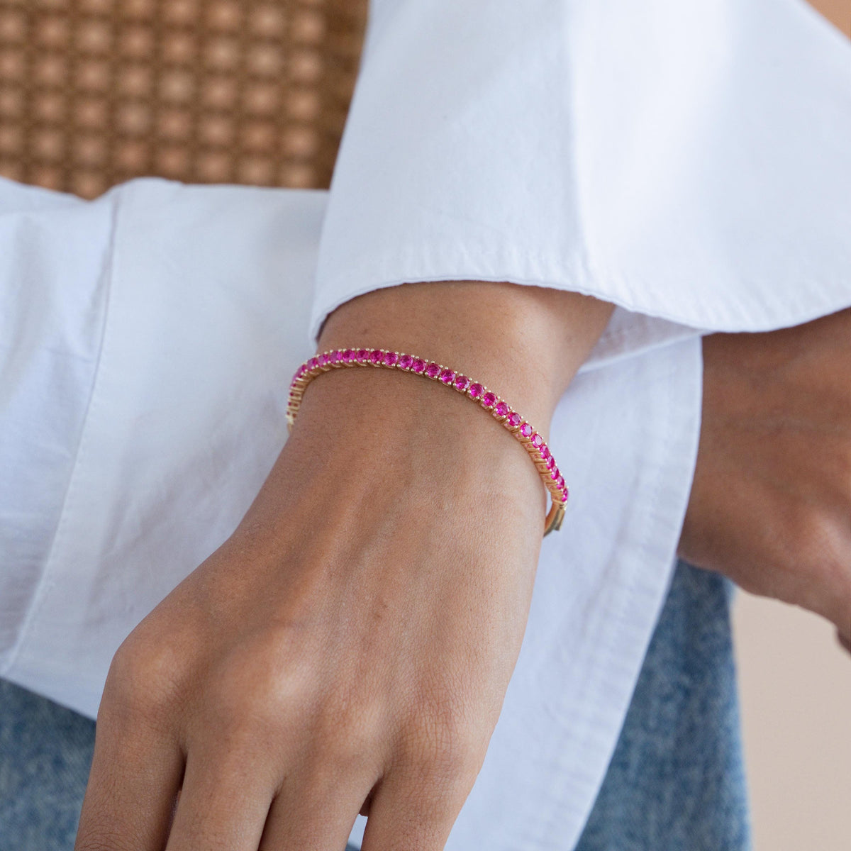 Half Collar Tennis with Removable Tennis Bracelet — photo 2