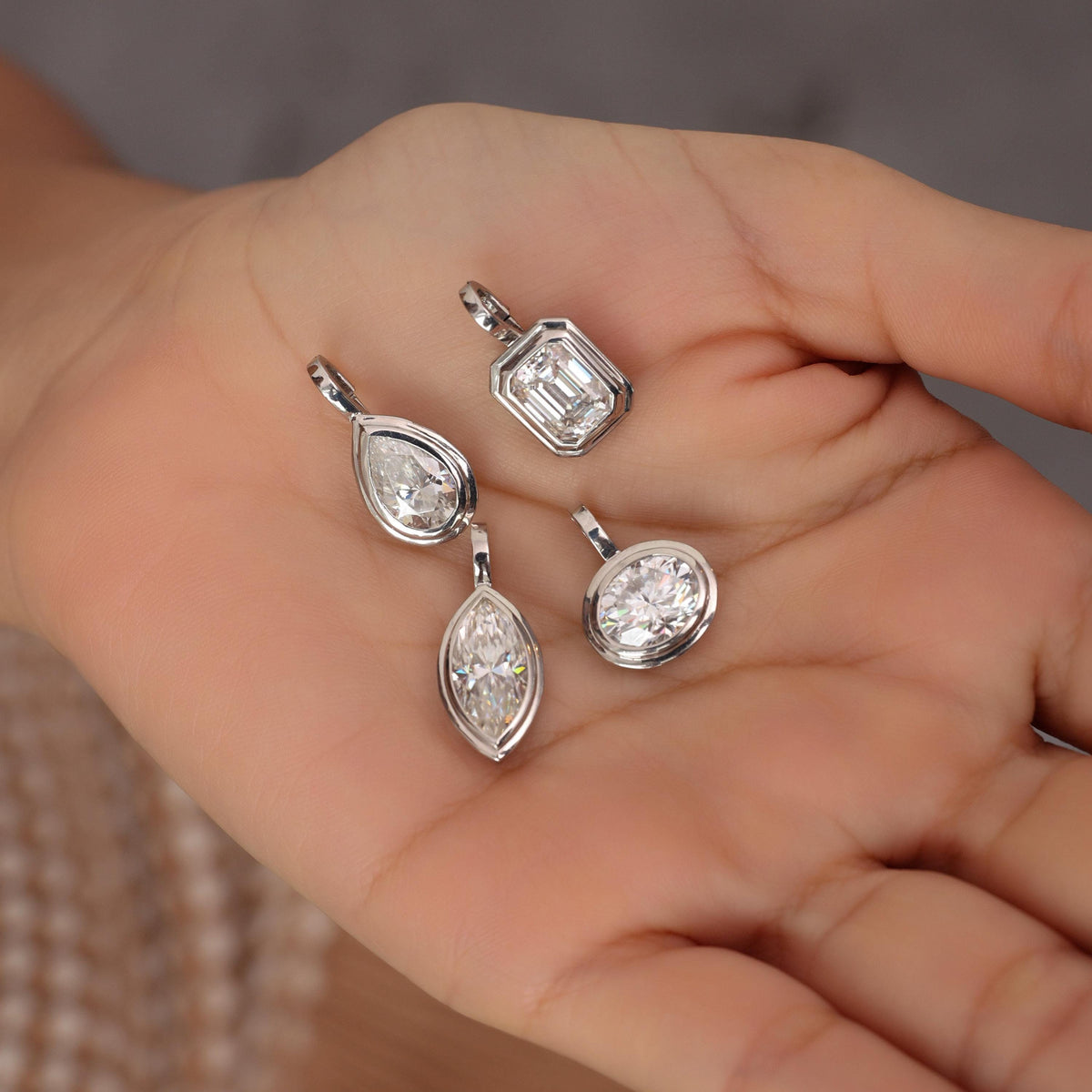Bezel Stone Pendant