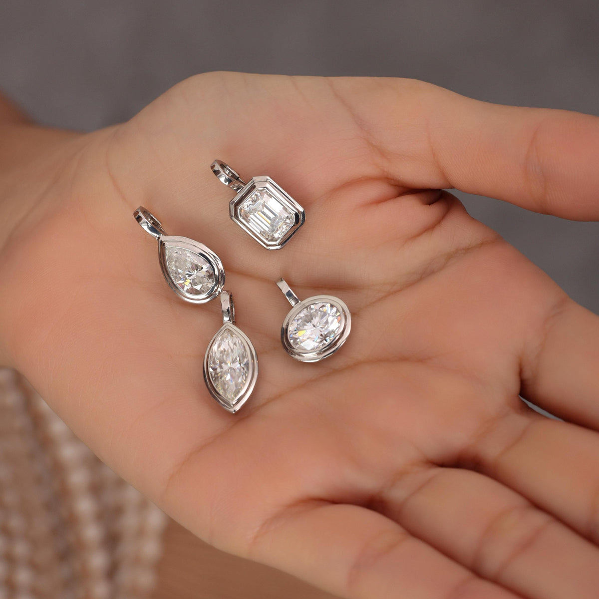 Bezel Stone Pendant