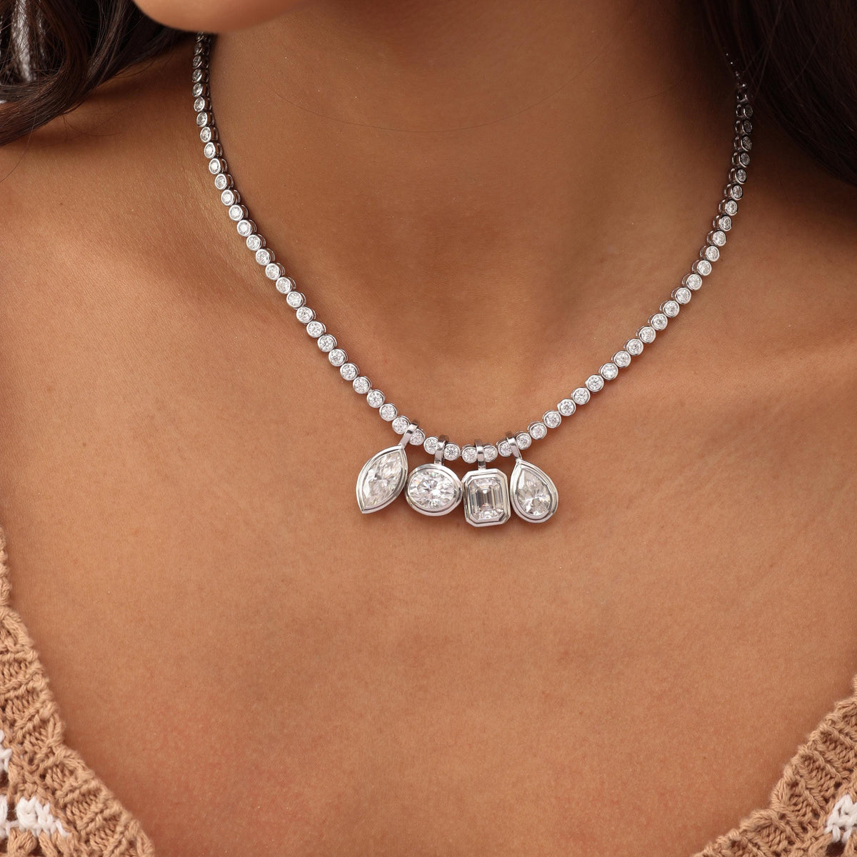 Bezel Stone Pendant