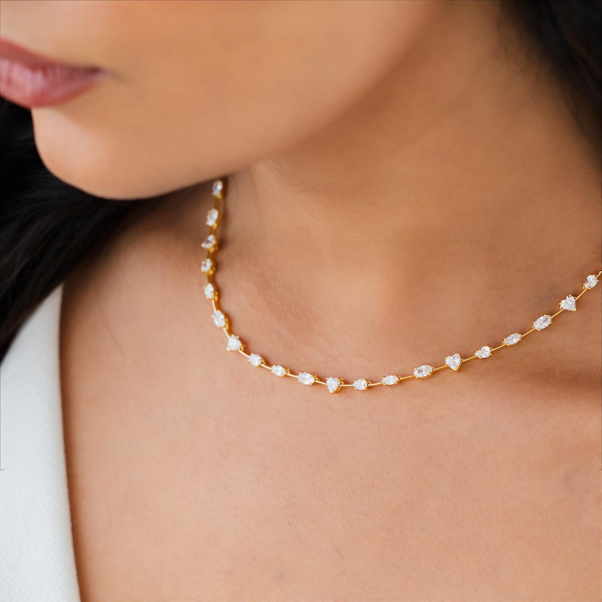 Multi-Shape Bolo Tennis Necklace