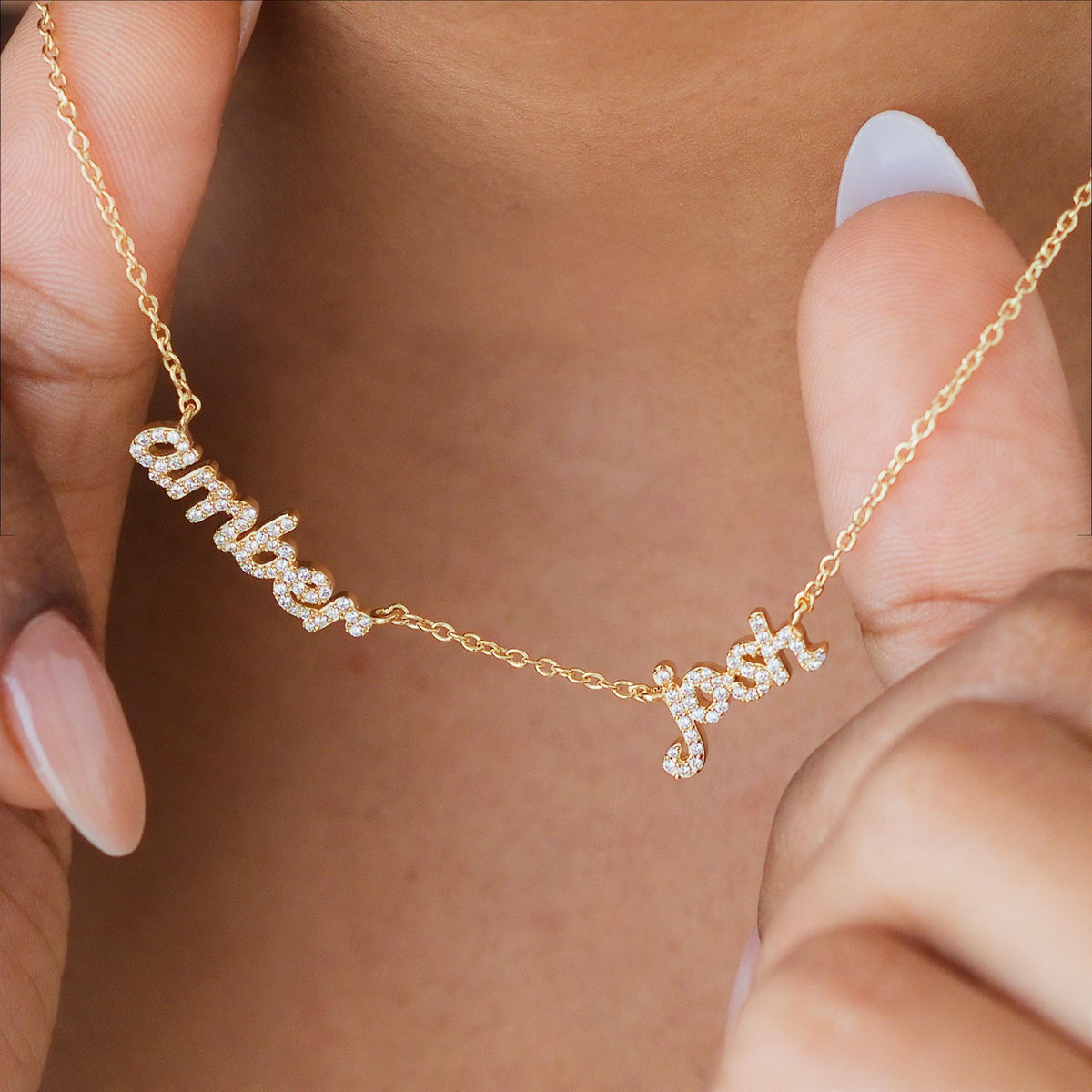 Family Names Necklace, Cable Chain — photo 3