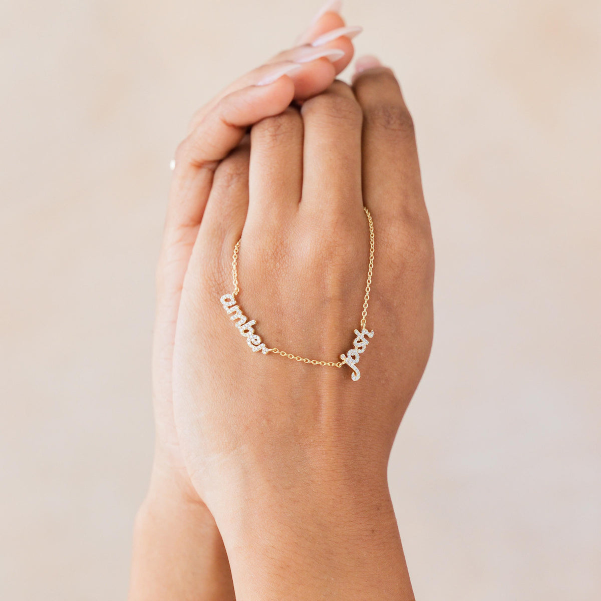Family Names Necklace, Cable Chain — photo 9