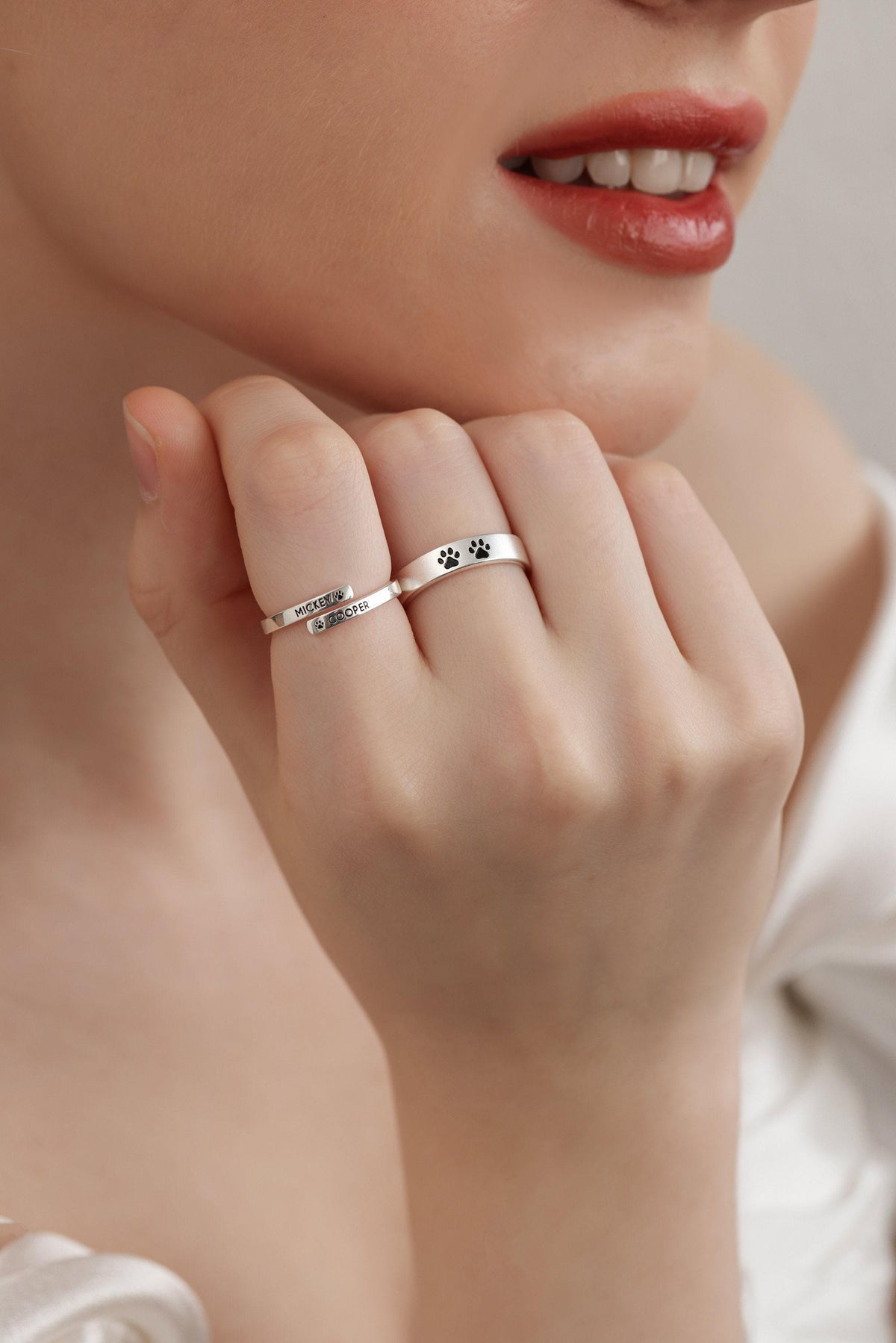 Dog Paw Print Ring — photo 3