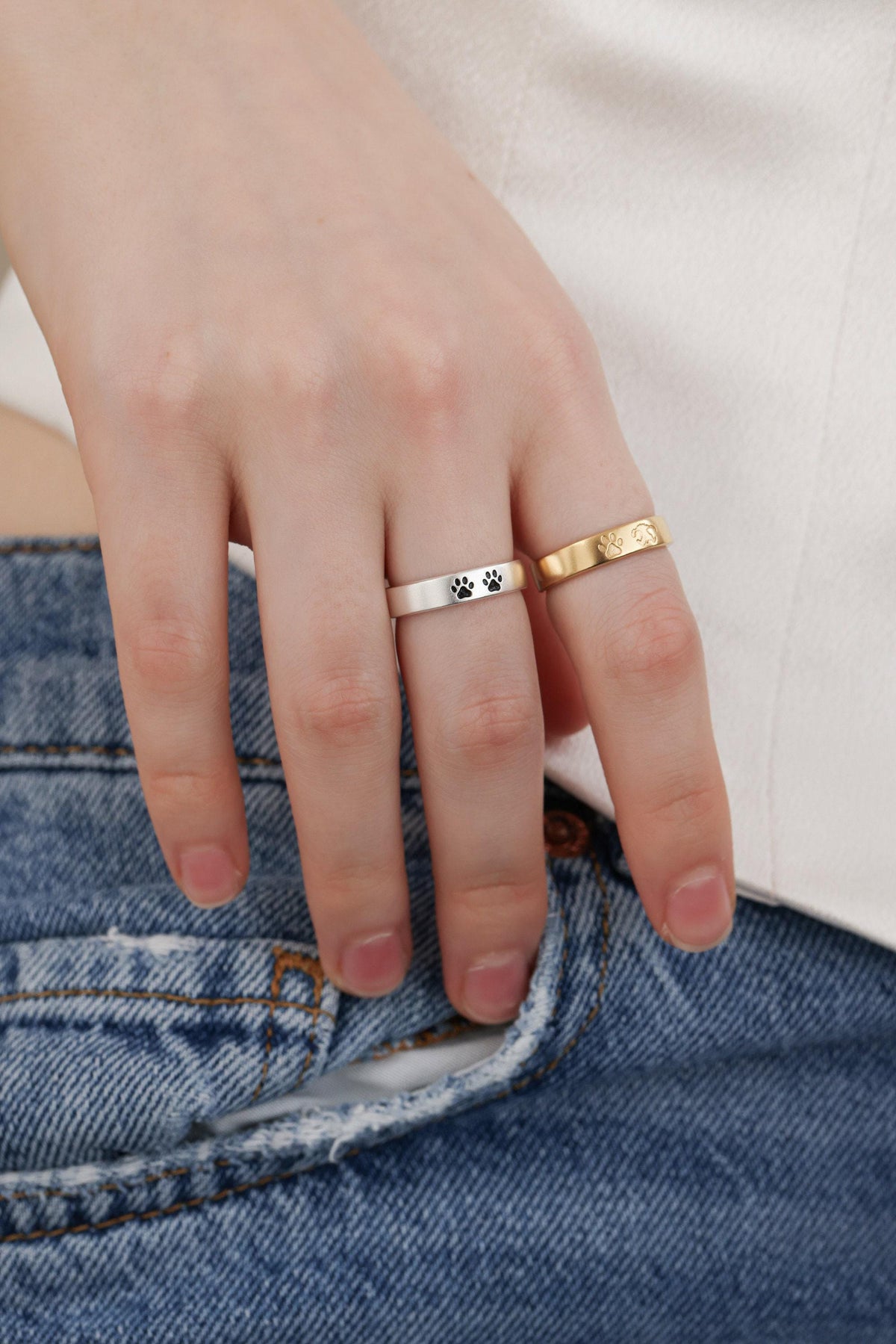 Dog Paw Print Ring — photo 8