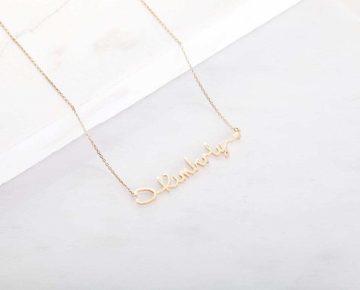 Dainty Stethoscope Name Necklace — photo 5