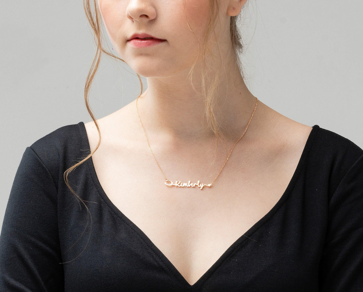 Dainty Stethoscope Name Necklace — photo 7