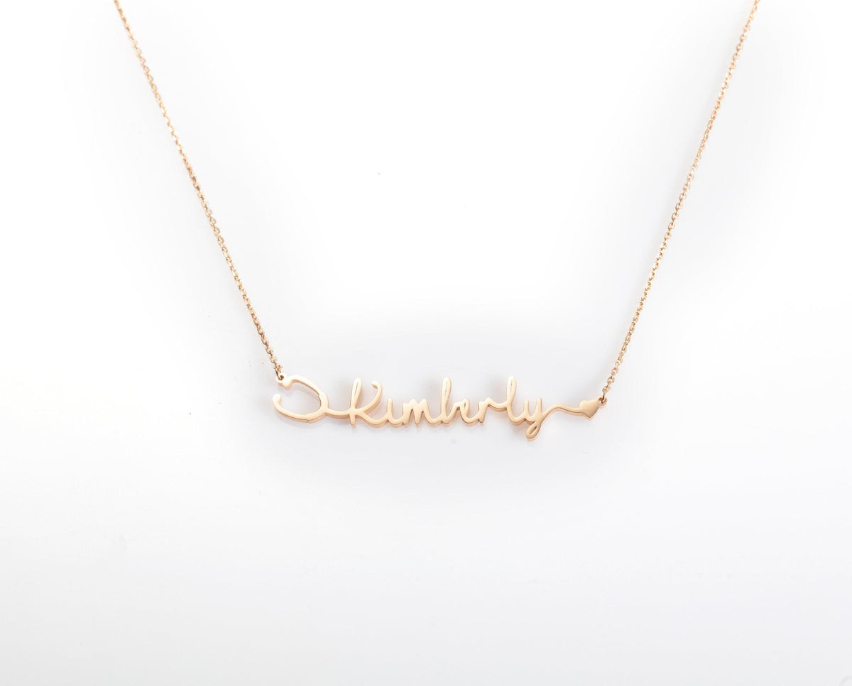Dainty Stethoscope Name Necklace — photo 8