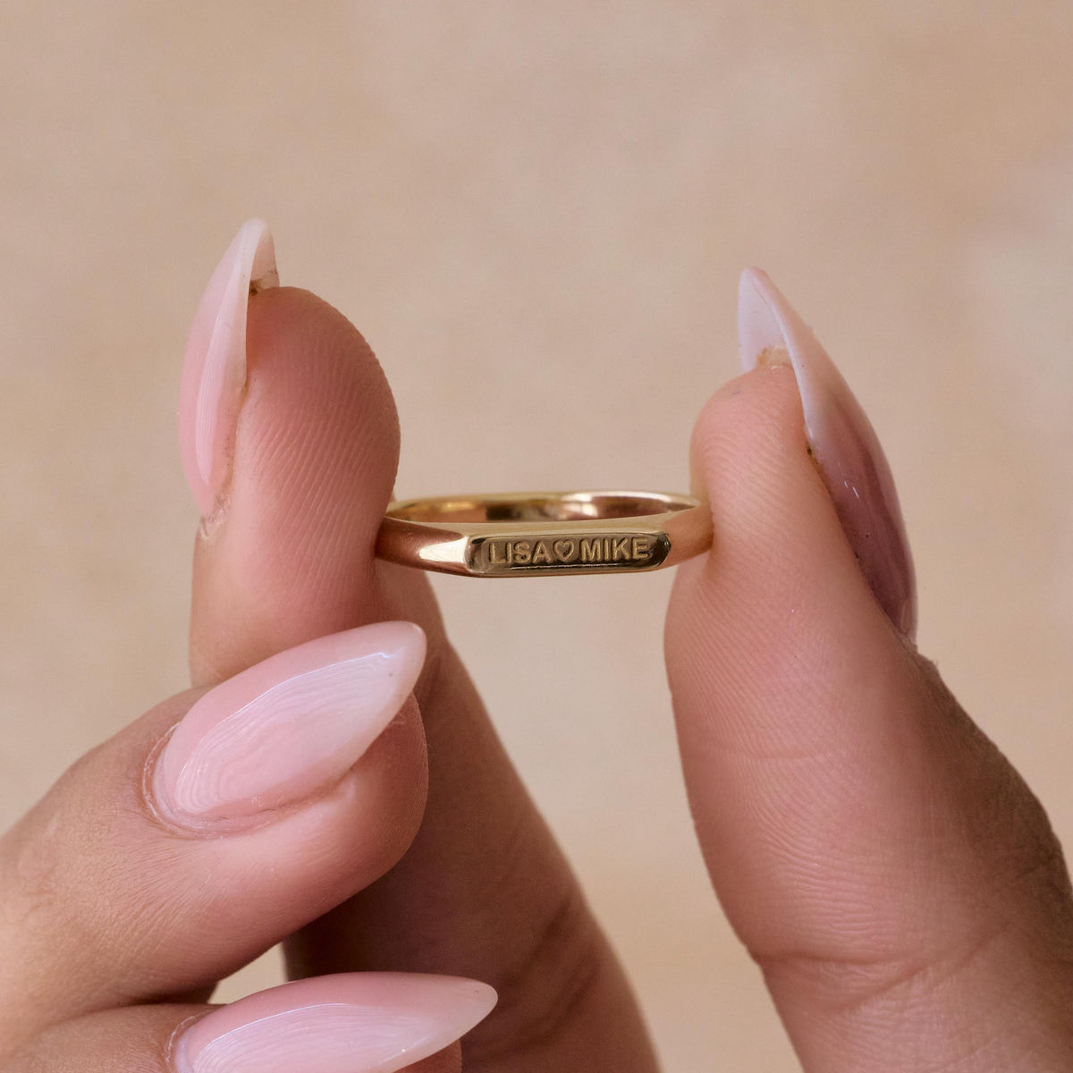 Initial Name Ring — photo 4