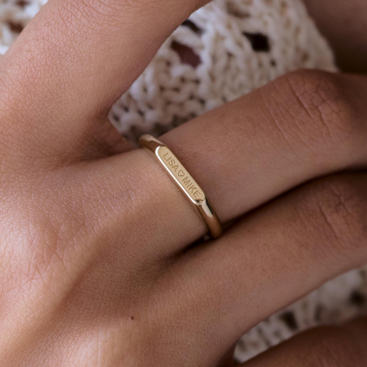 Initial Name Ring — photo 9