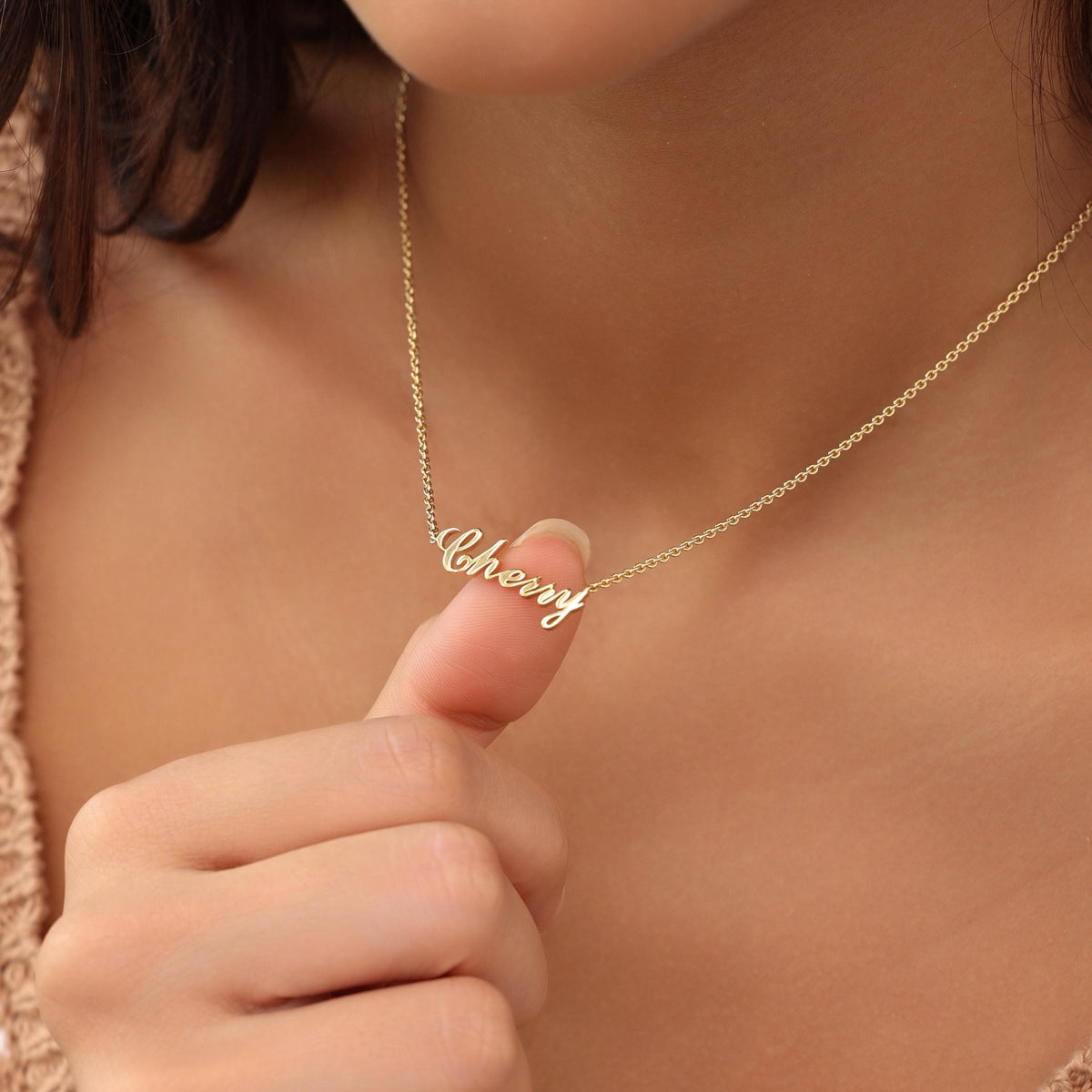 Script Name Necklace — photo 16