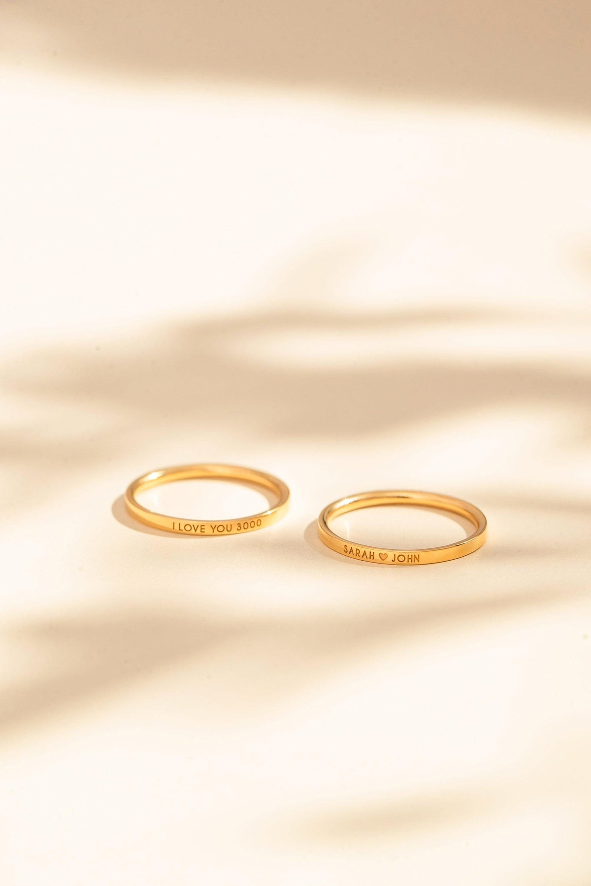 Personalized Engraved Stacking Band — photo 5