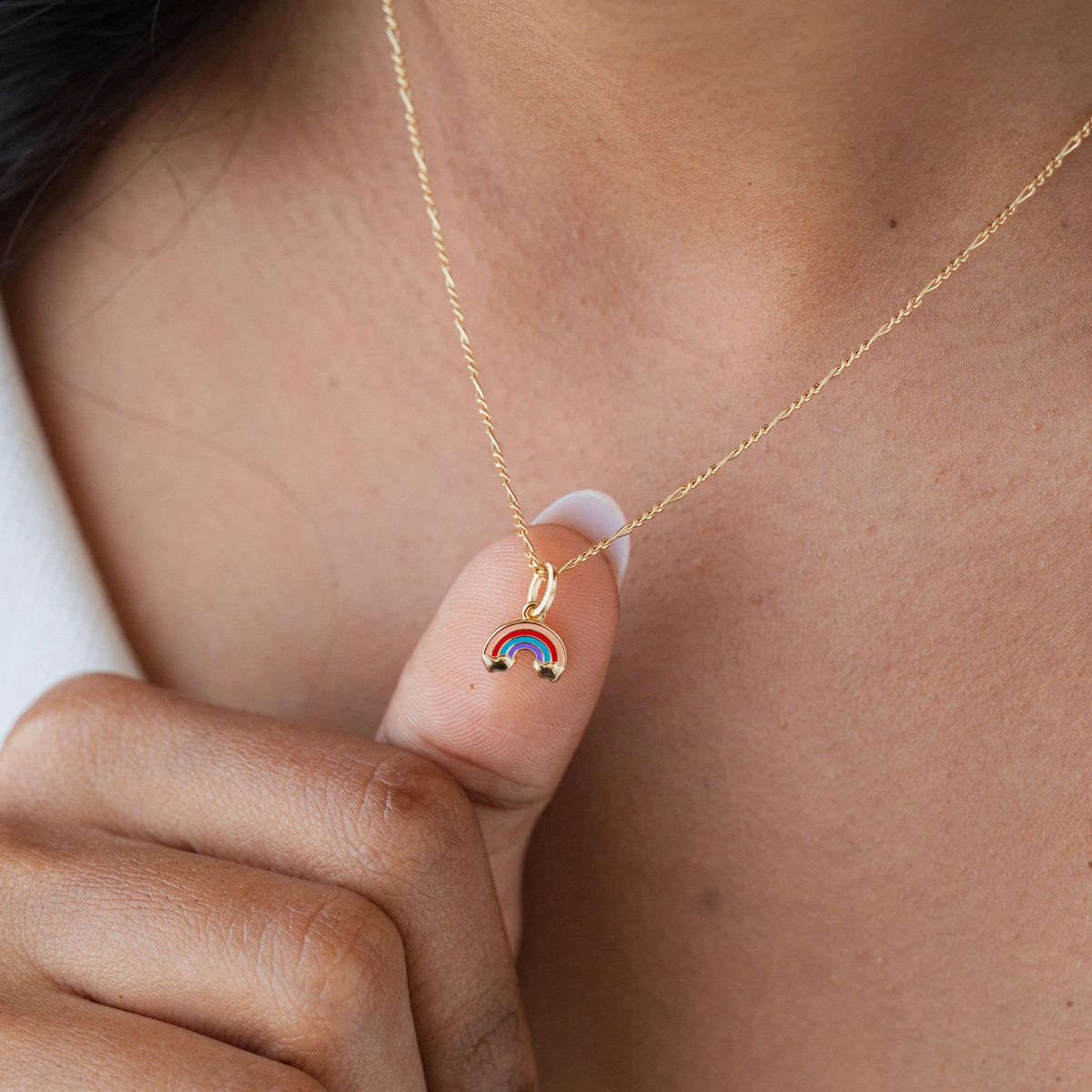 Over the Rainbow Enamel Necklace — photo 1