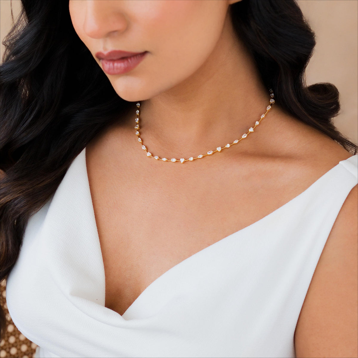 Multi-Shape Bolo Tennis Necklace