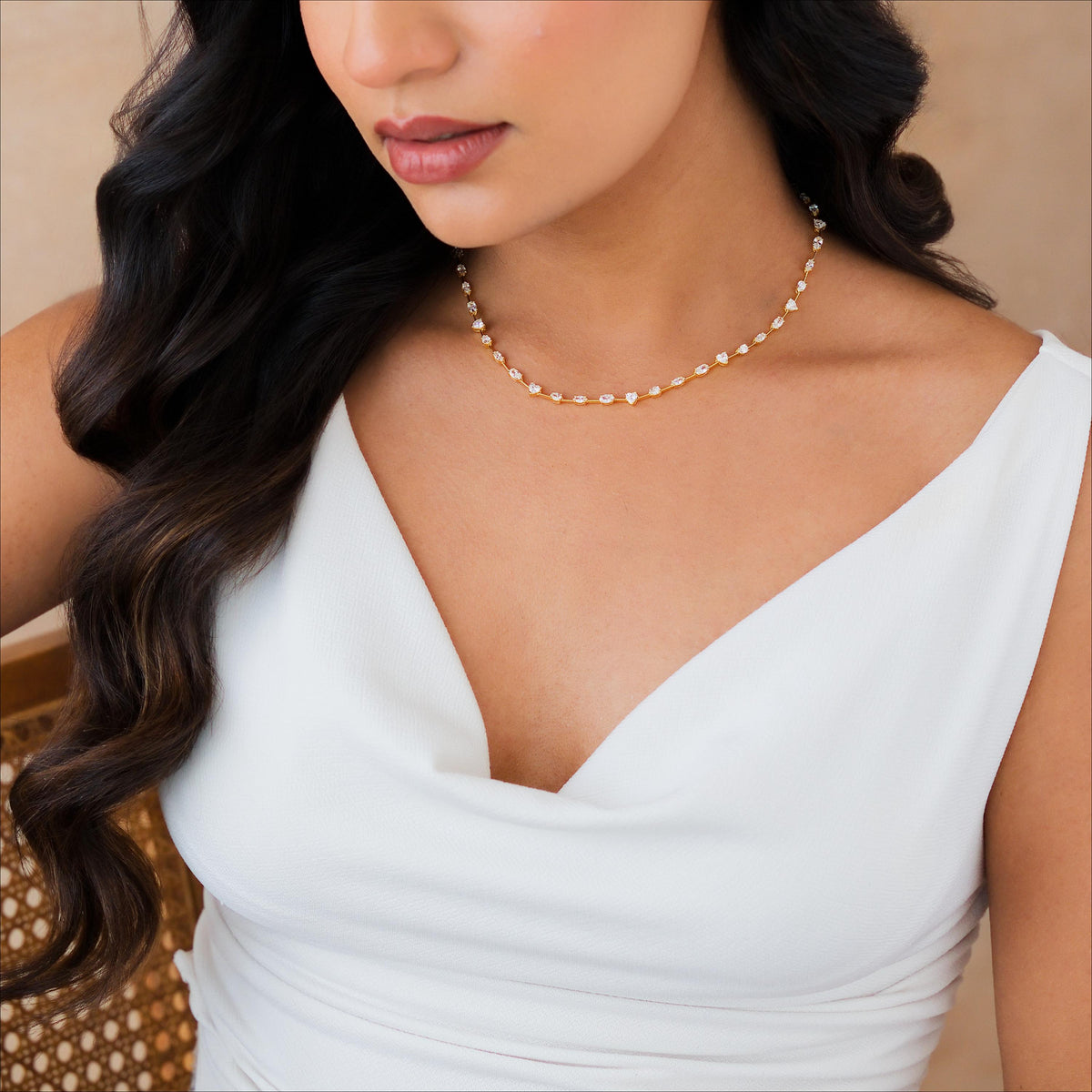 Multi-Shape Bolo Tennis Necklace