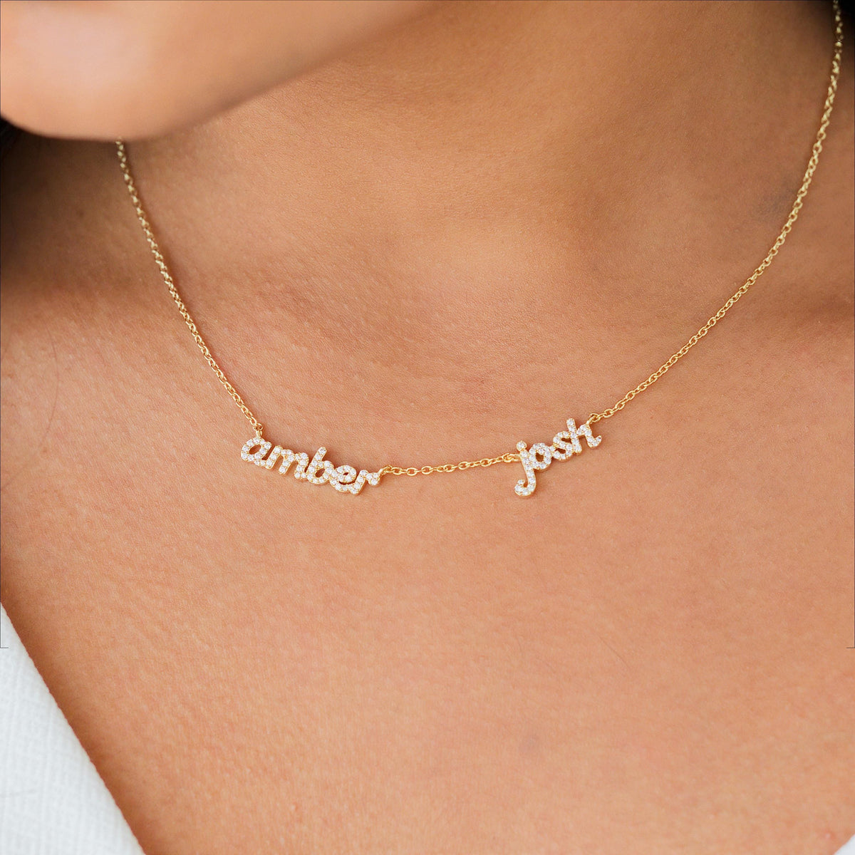 Family Names Necklace, Cable Chain — photo 2