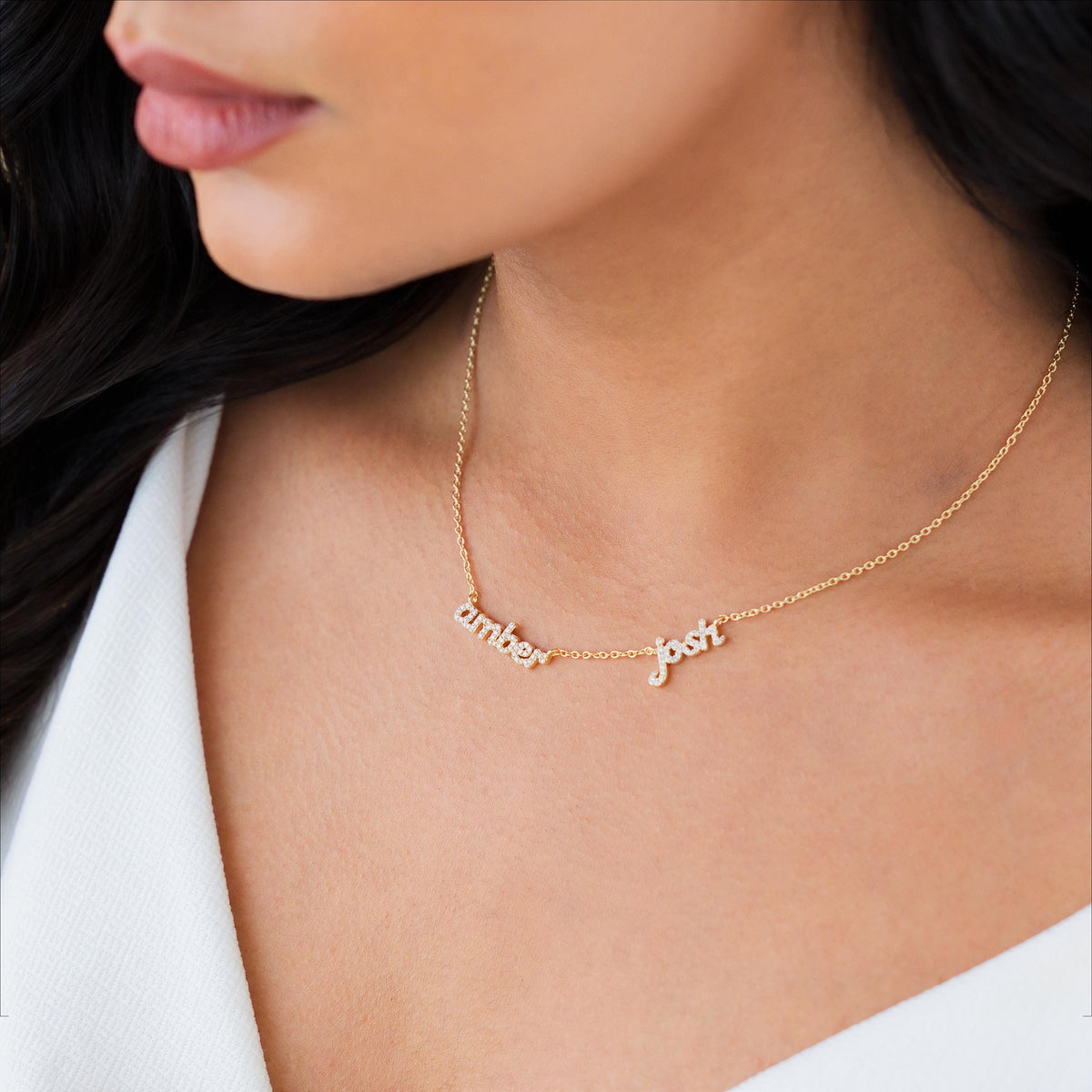 Family Names Necklace, Cable Chain — photo 4