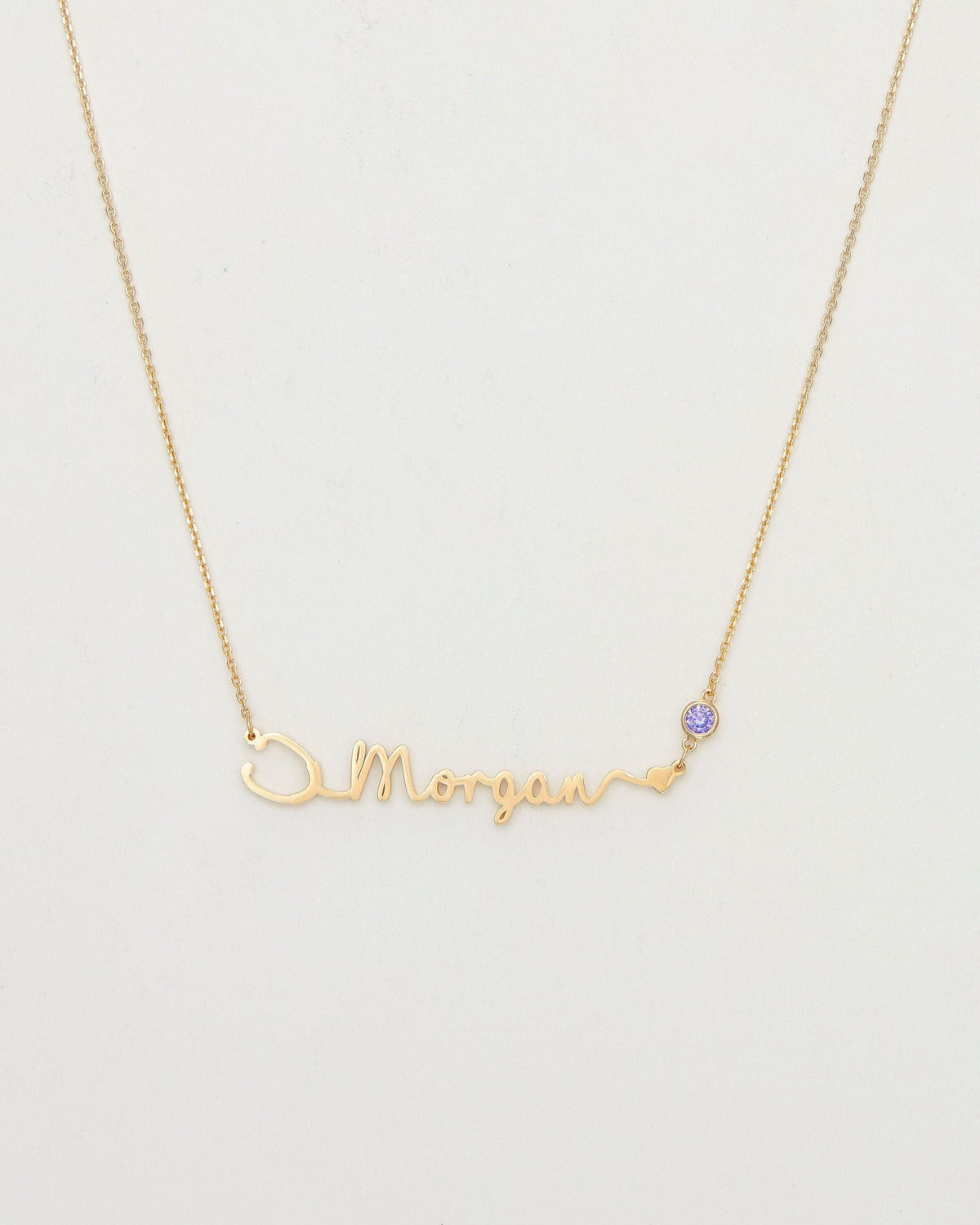 Dainty Stethoscope Name Necklace — photo 1