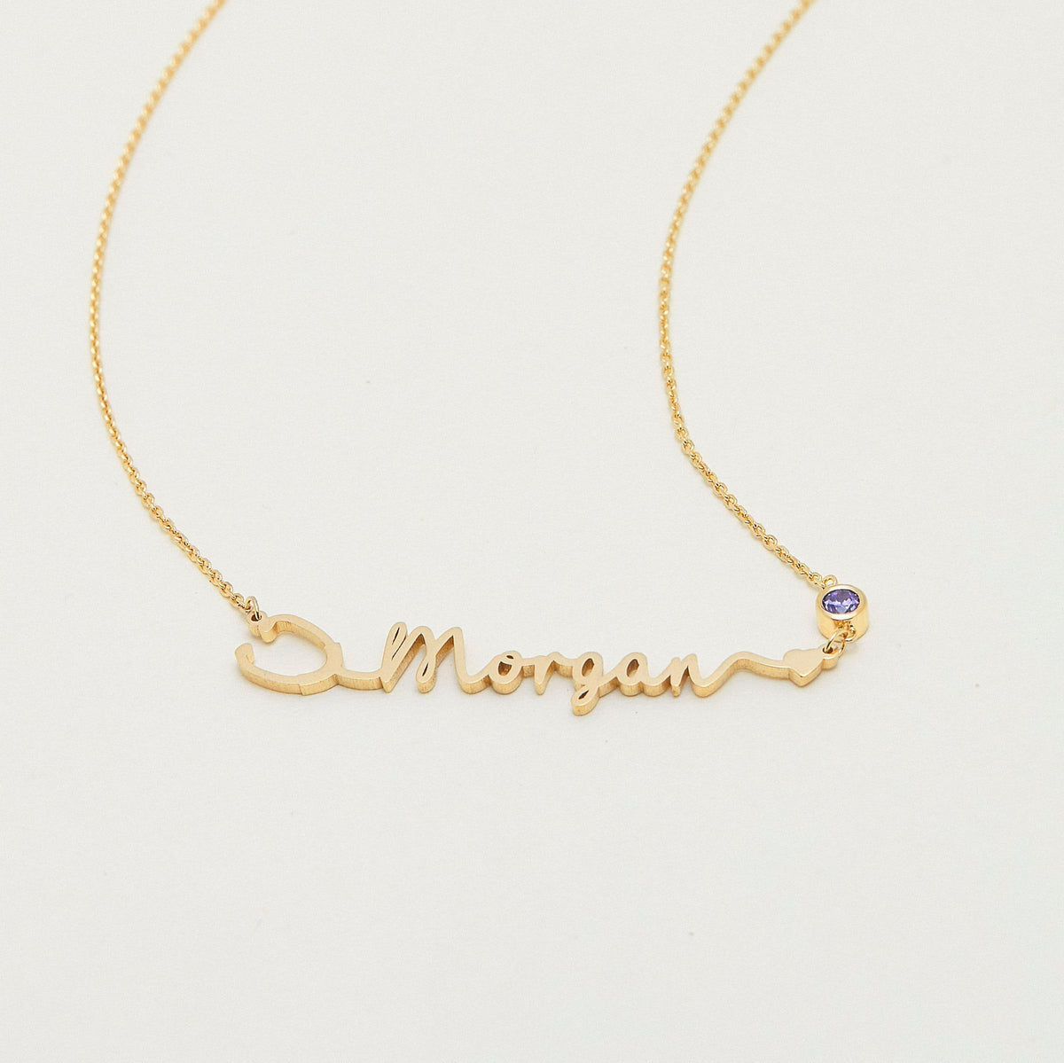 Dainty Stethoscope Name Necklace — photo 4