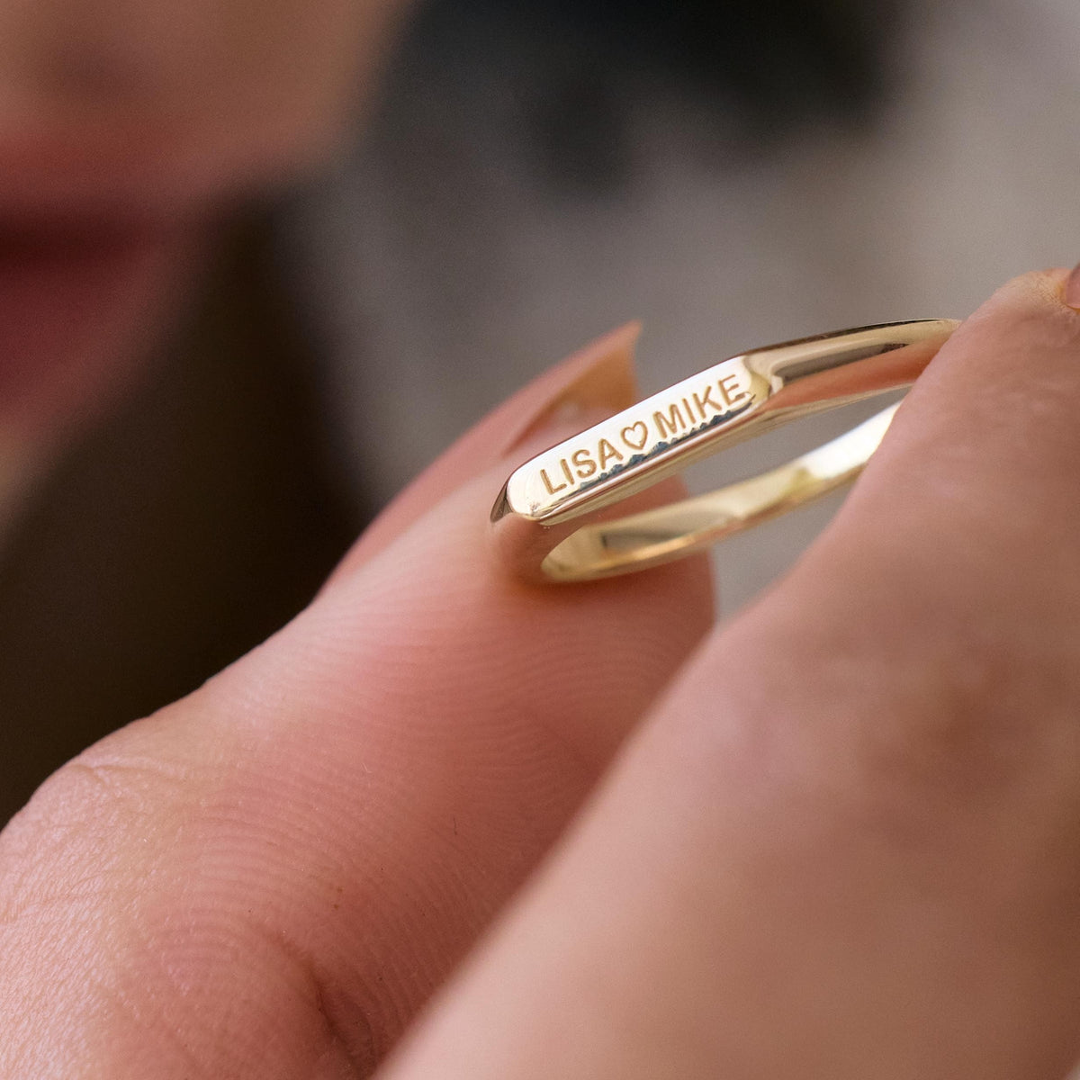 Initial Name Ring — photo 7