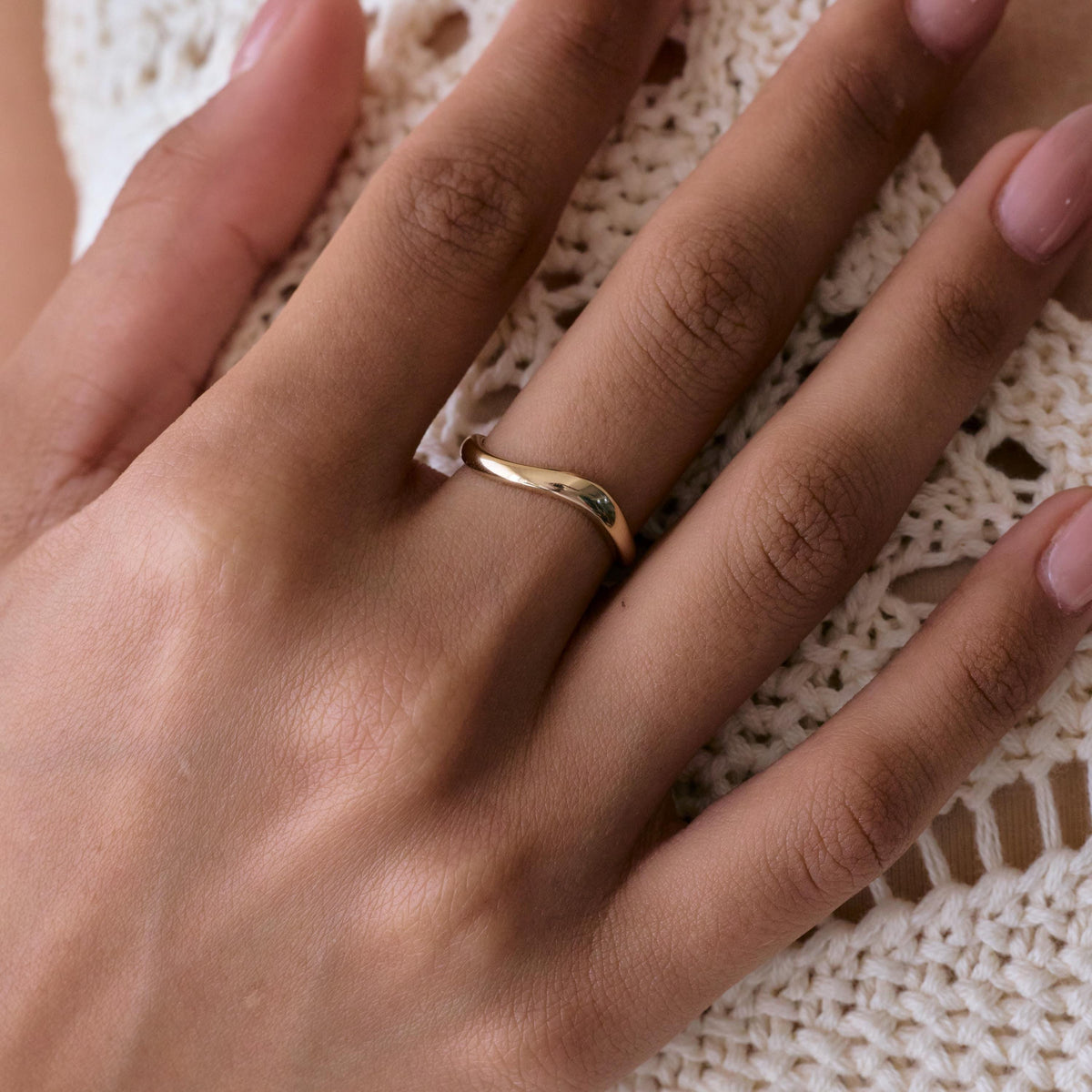 Secret Message Curve Ring — photo 1