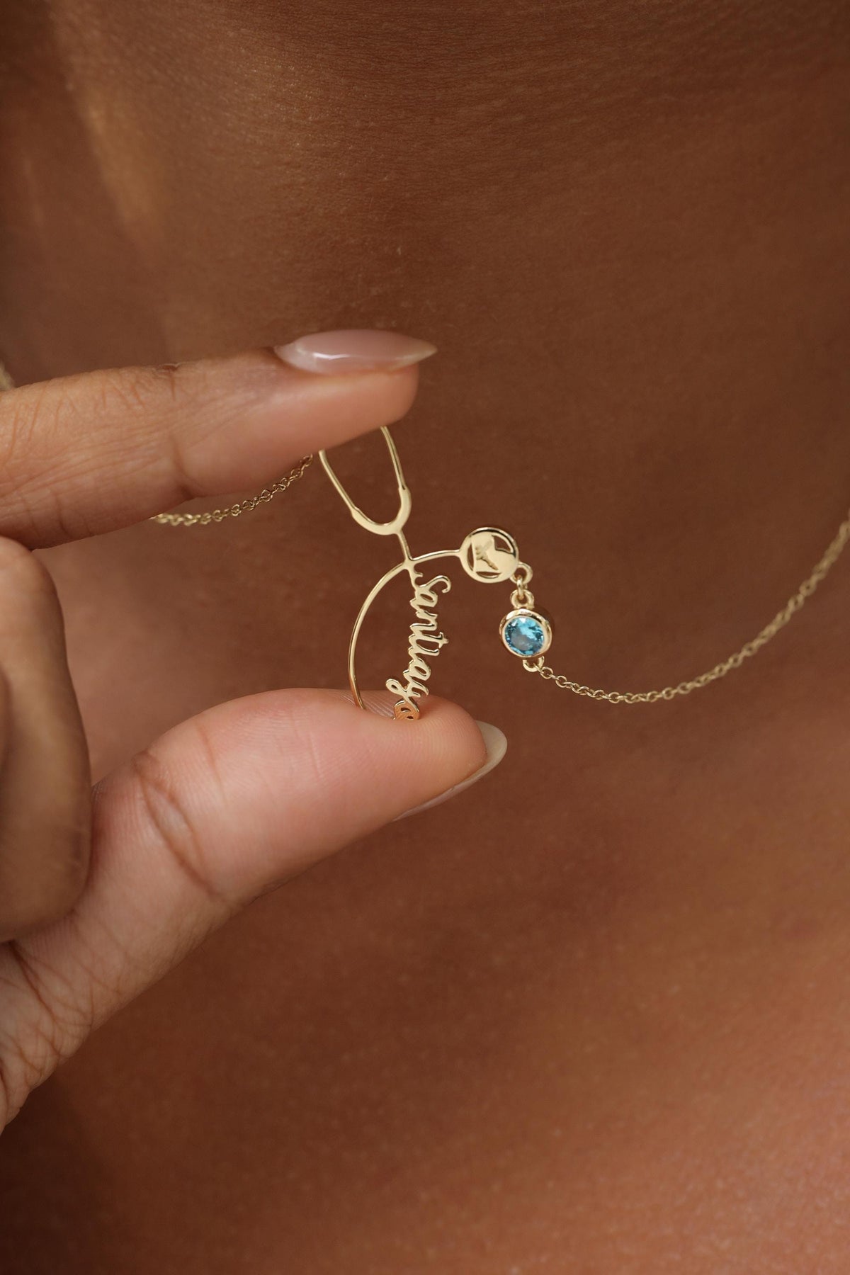 Stethoscope Name Necklace — photo 6