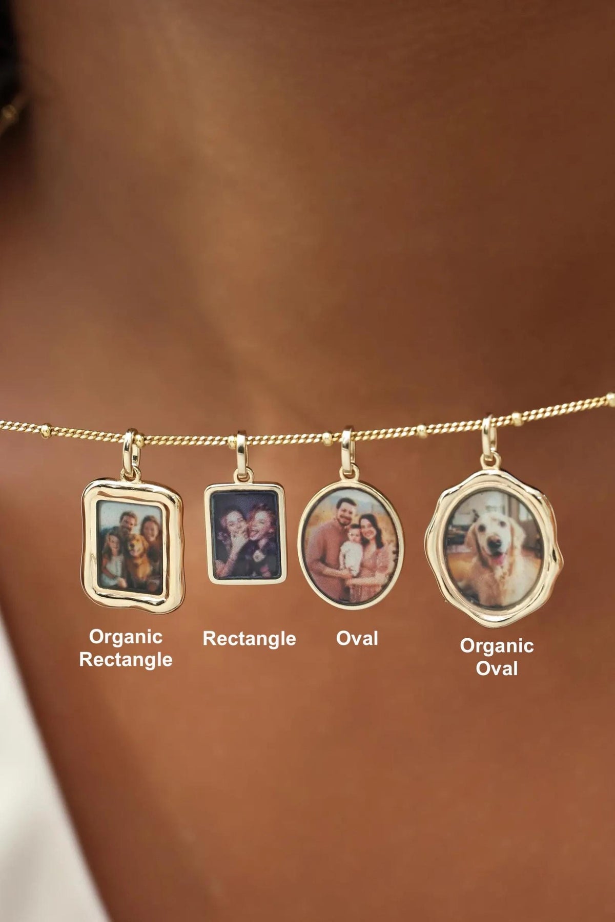 Oval Photo Frame Necklace — photo 6